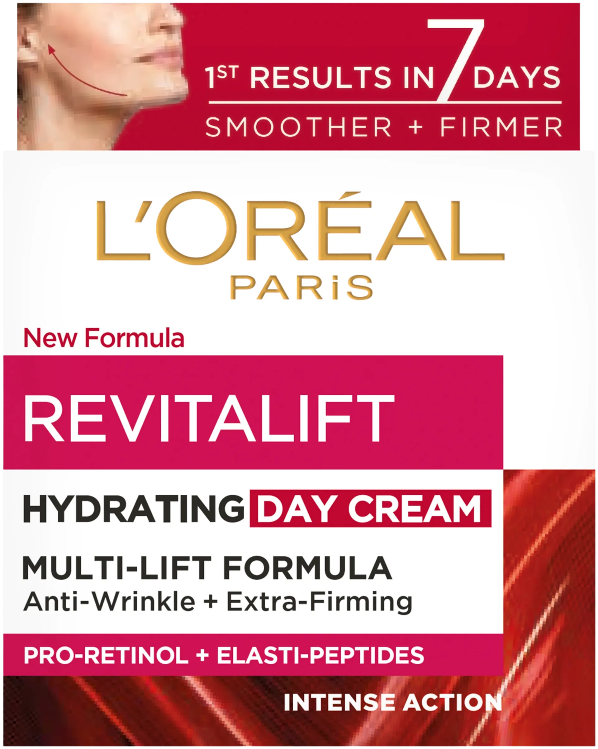 L'Oréal Paris Revitalift ryppyjä silottava ja ihoa kiinteyttävä päivävoide 50ml - 2