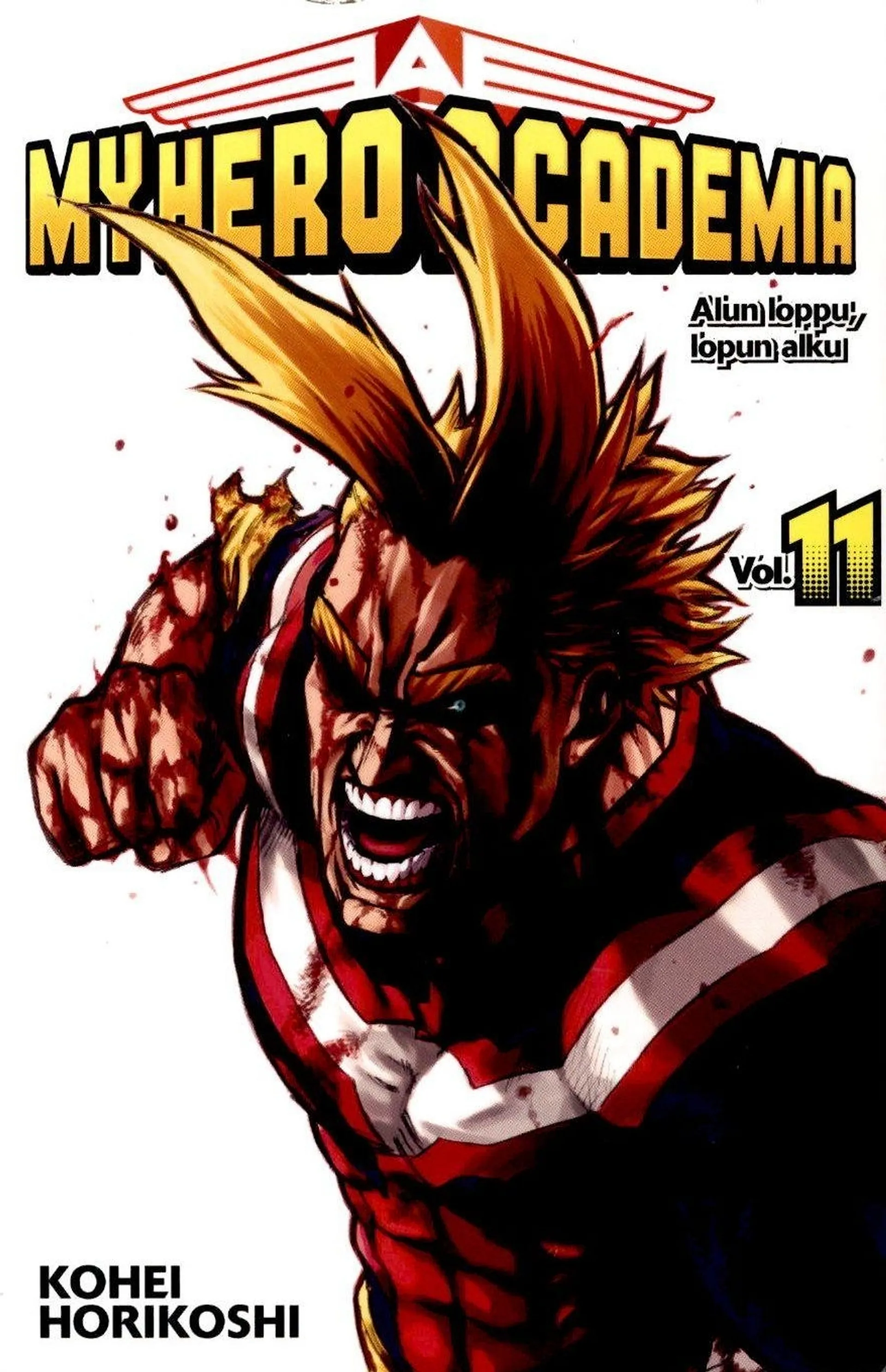 Horikoshi, My Hero Academia 11 - Alun loppu, lopun alku