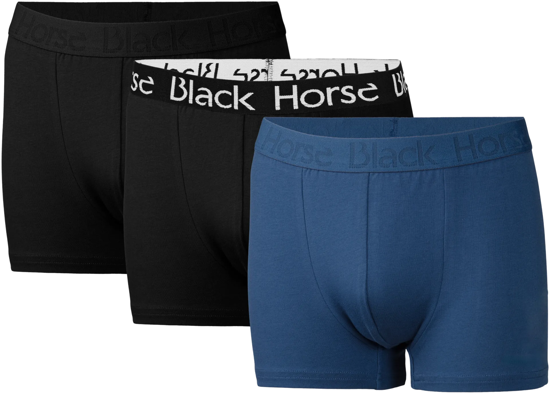 Black Horse lasten bokserit 3-pack J035 - BlueBlack