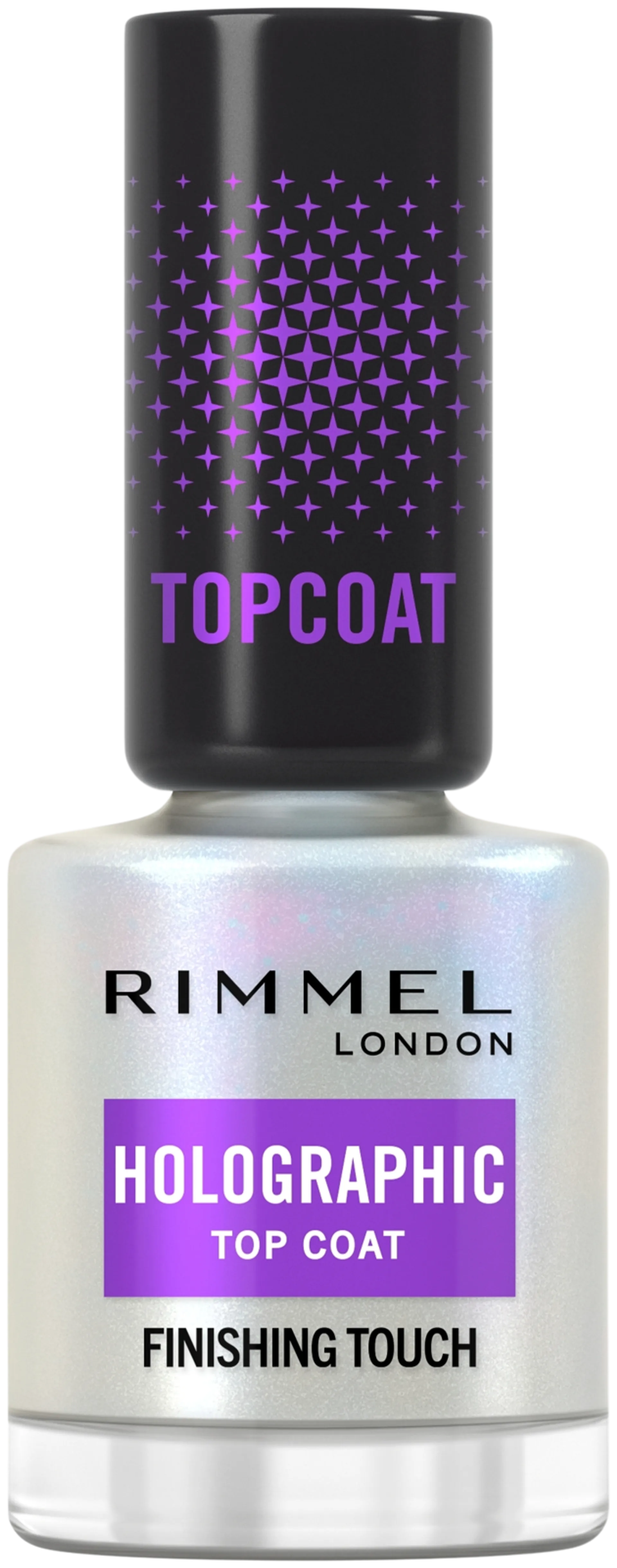 Rimmel   Finishing Touch Holograohic Top Coat 12 ml päällyslakka