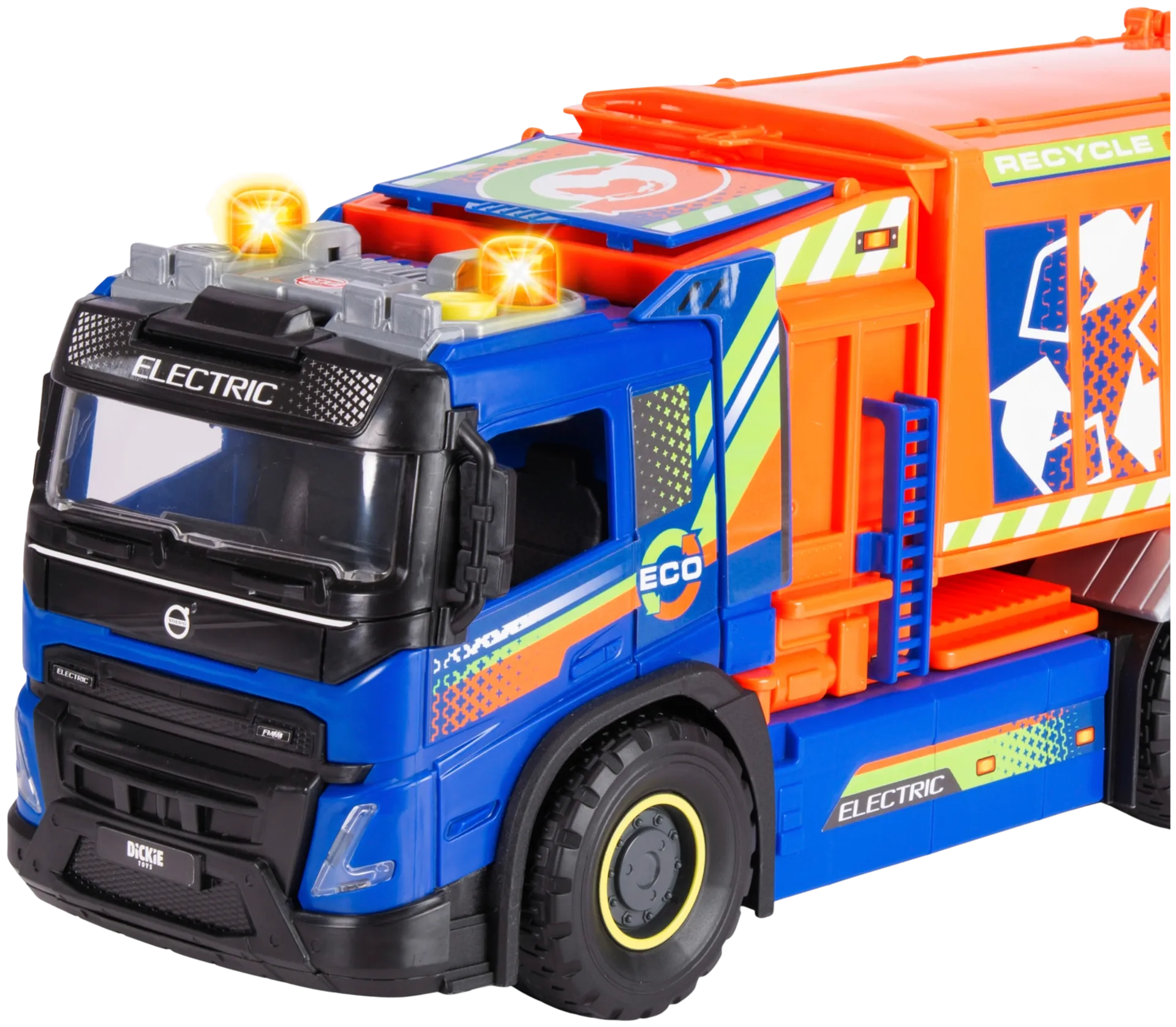 Dickie Toys jättikokoinen Volvo FMX jäteauto, 55 cm - 5