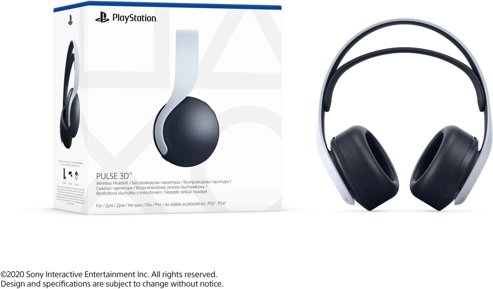 Sony PS5 pelilkuulokkeet langattomat PULSE 3D - 1