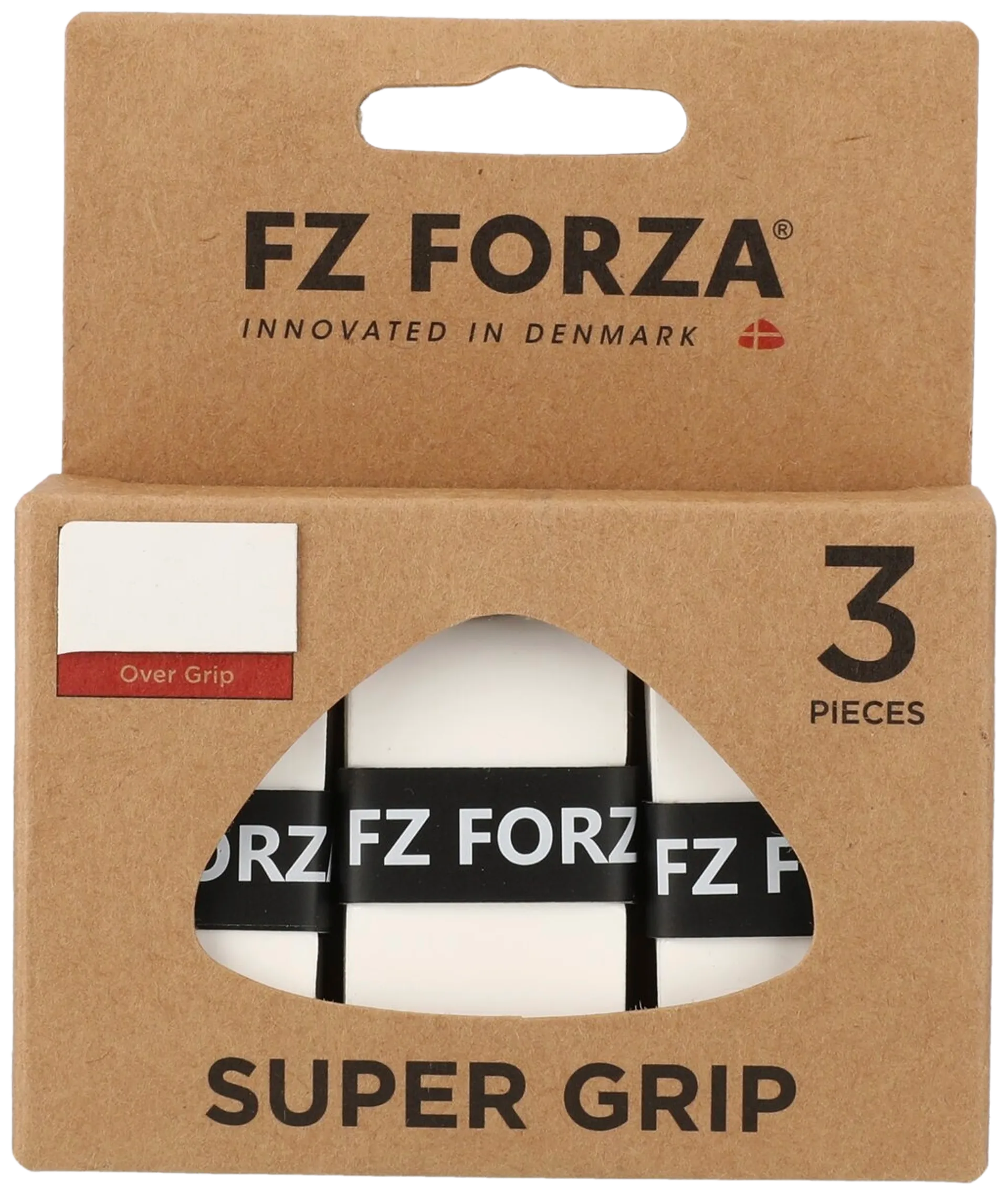 FZ Forza Super Grip 3kpl (overgrip, valkoinen) - 1