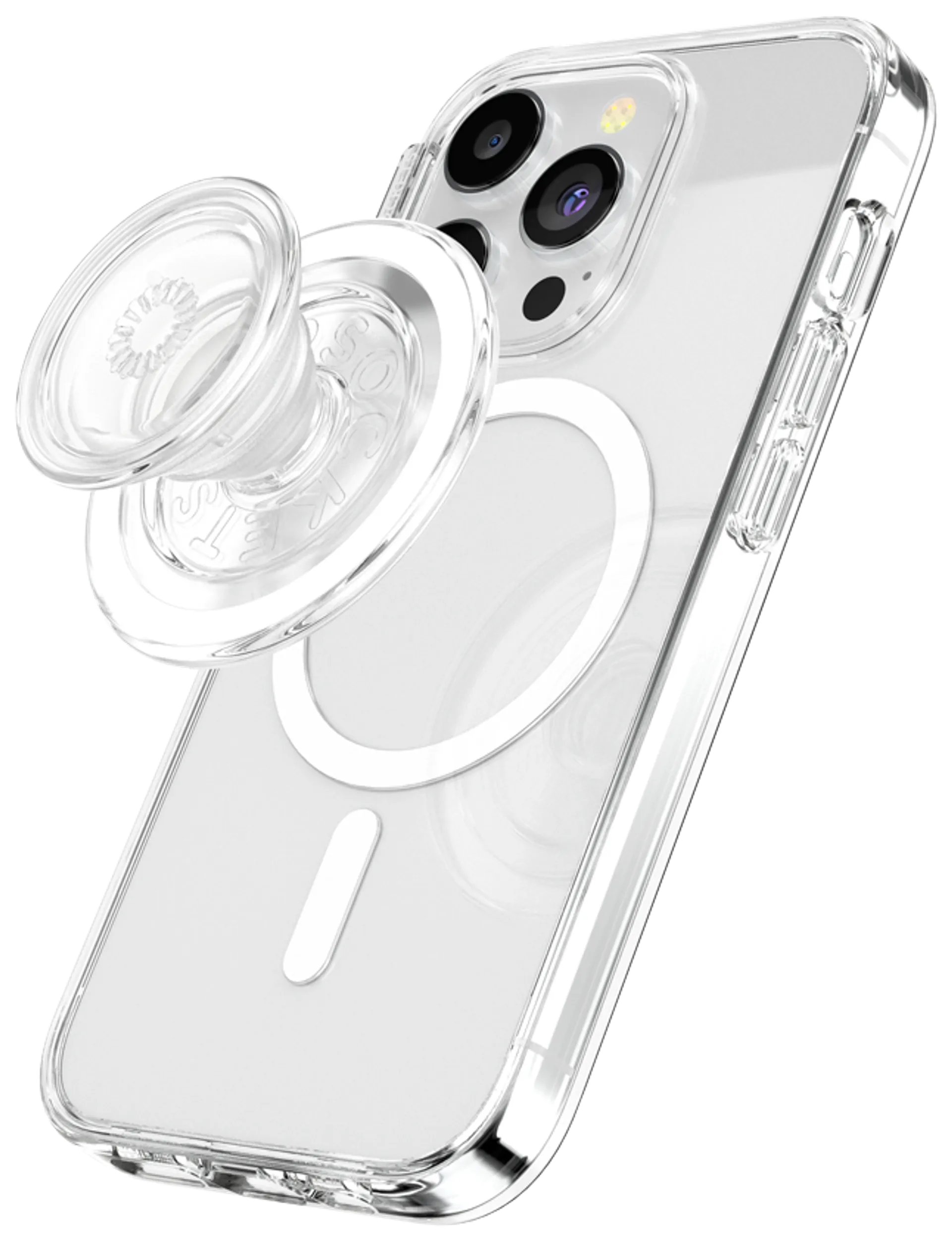 Popsockets puhelinpidike PopGrip Magsafe Clear - 7