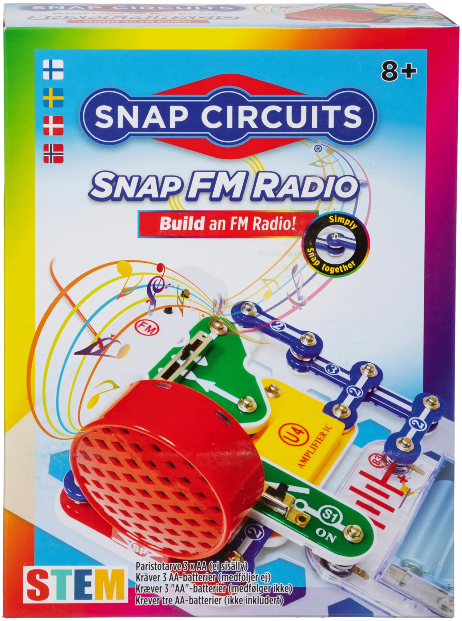 Snap Circuits elektroninen rakennussarja FM Radio - 2