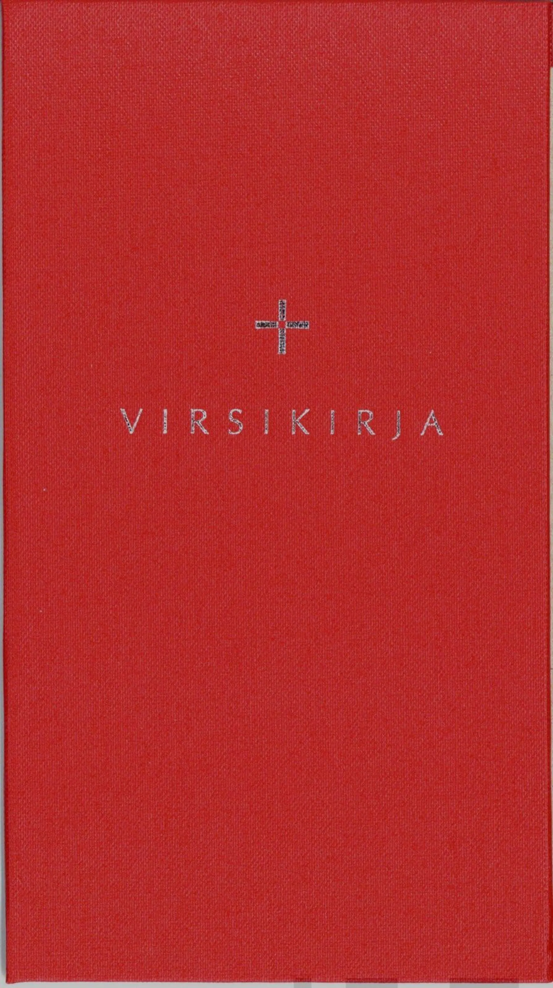 Virsikirja (kirkkovirsikirja KV941SL, 115x190 mm, kovakantinen, punainen)