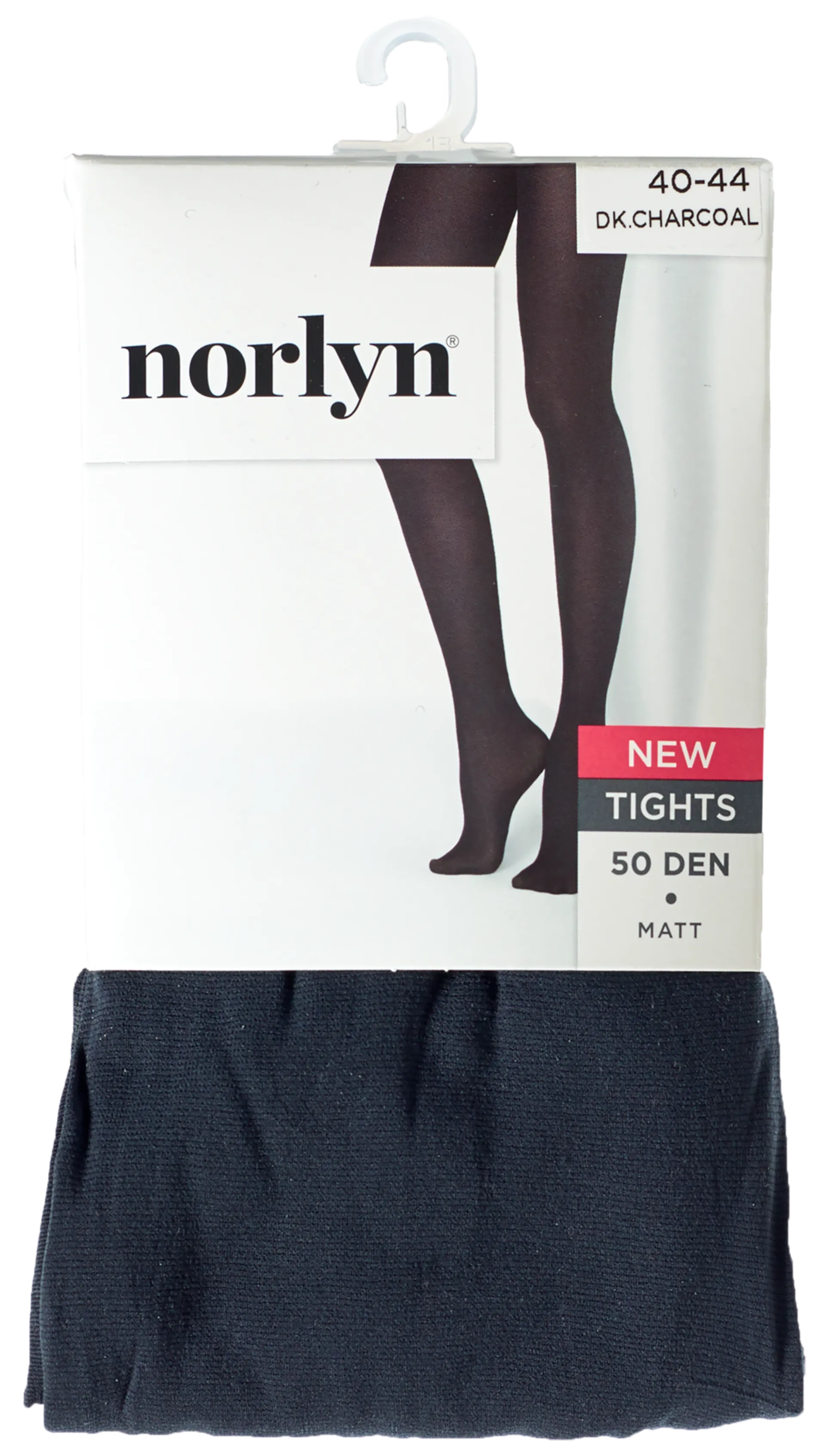 Norlyn Tights sukkahousut 50 den - Charcoal