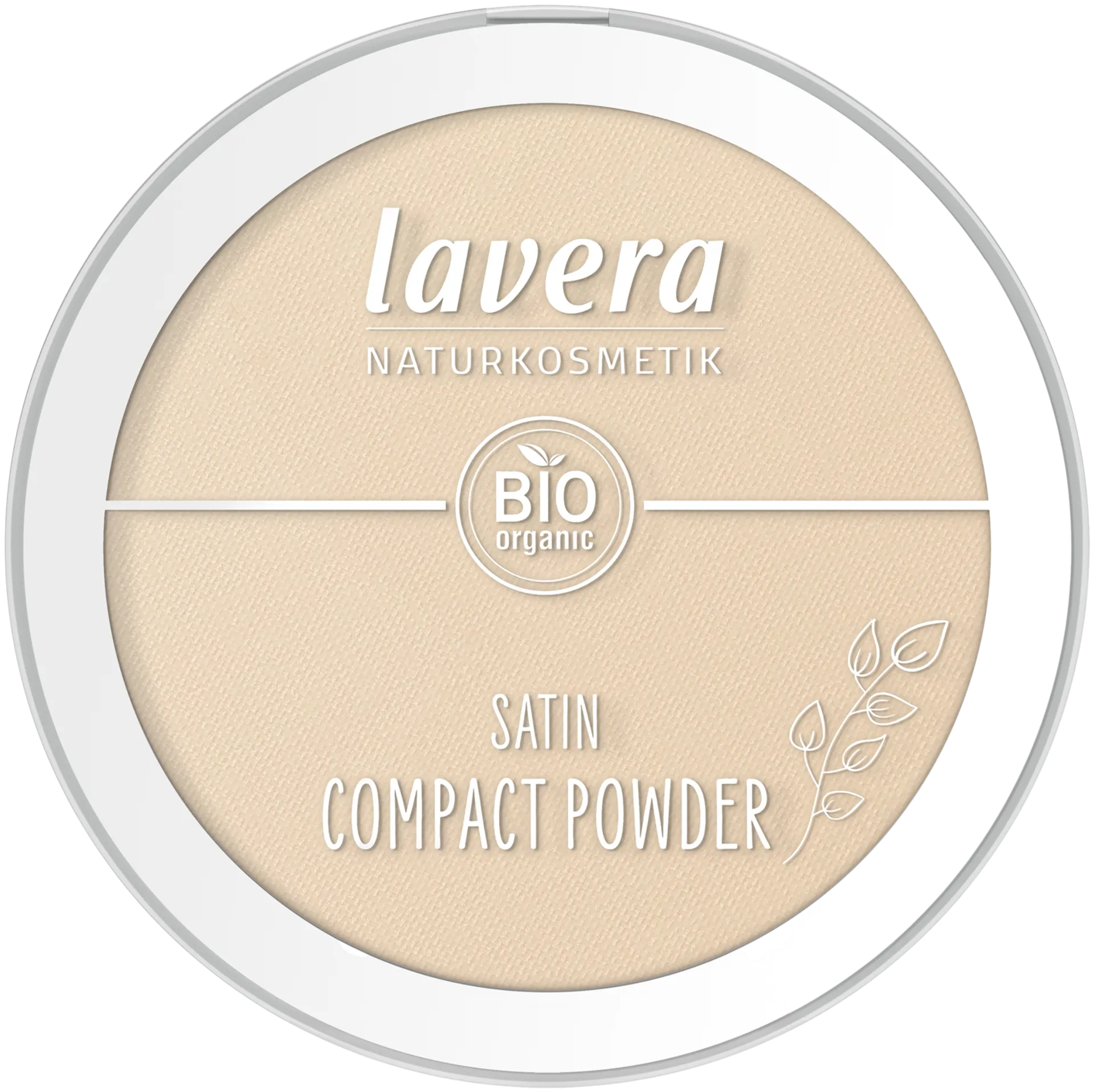 lavera Satin Compact Powder –Medium 02- 9,5 g