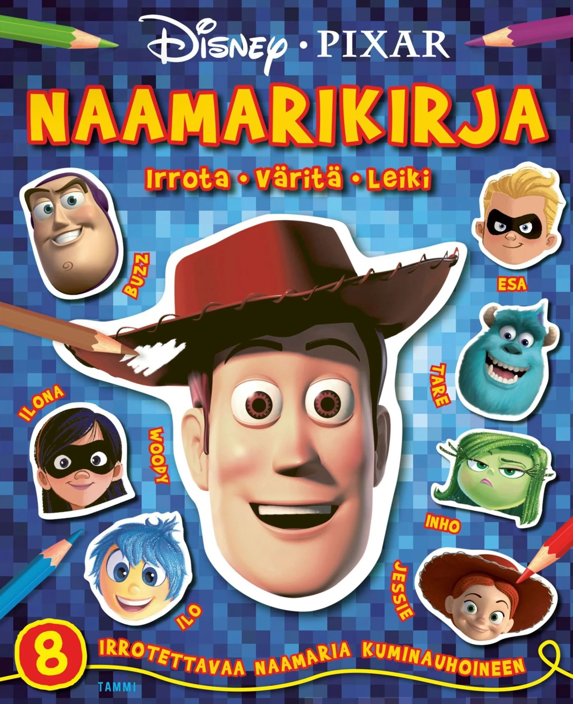 Disney, Disney Pixar Naamarikirja - Irrota, väritä, leiki