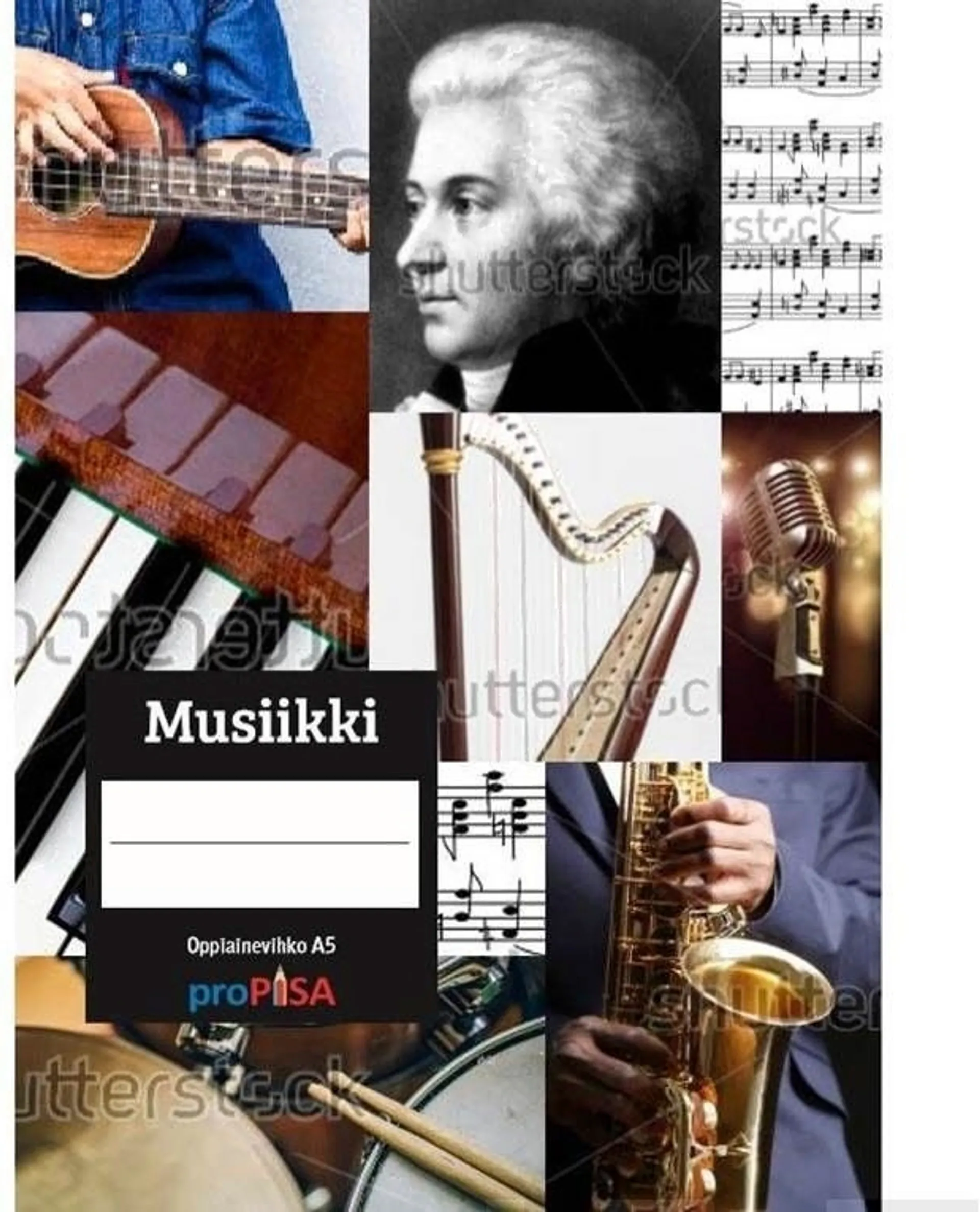 proPisa oppiainevihko musiikki (10 kpl A5)