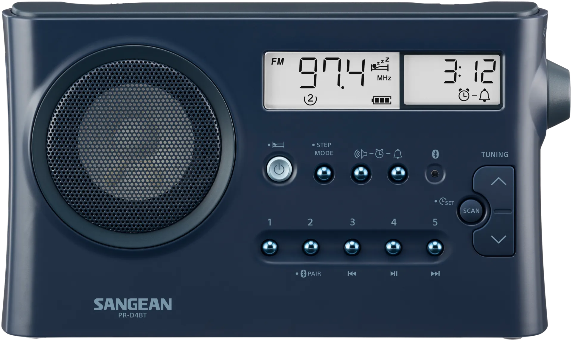 Sangean radio PR-D4BT tummansininen - 2