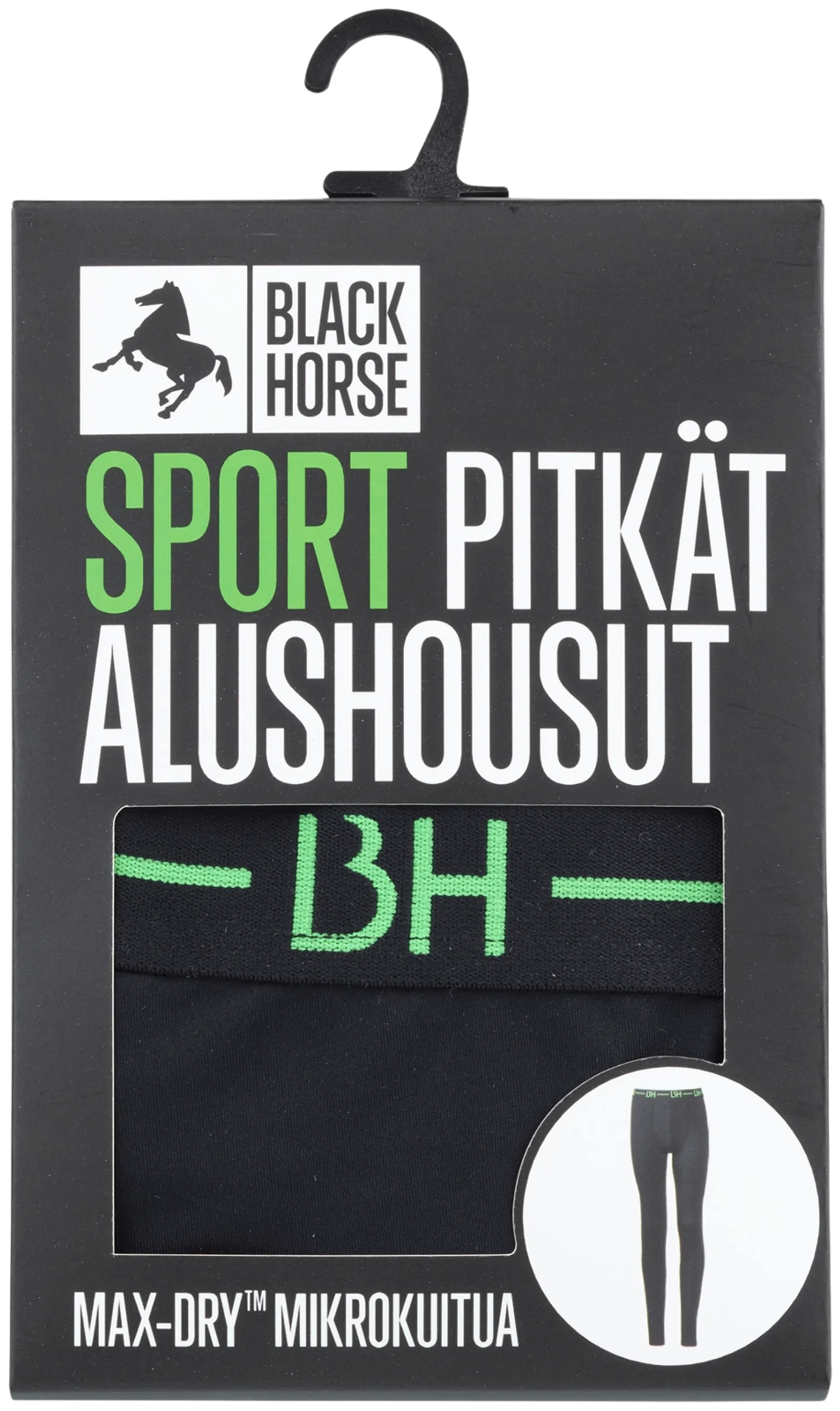 Black Horse lasten pitkät urheilualushousut J030 - BLACK - 4