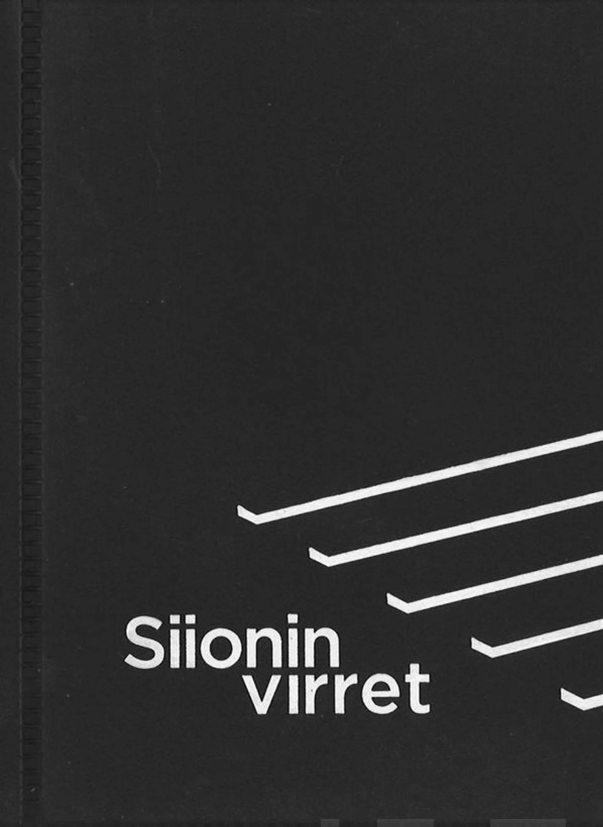 Siionin virret (musta, nuottipainos, 85x120 mm)