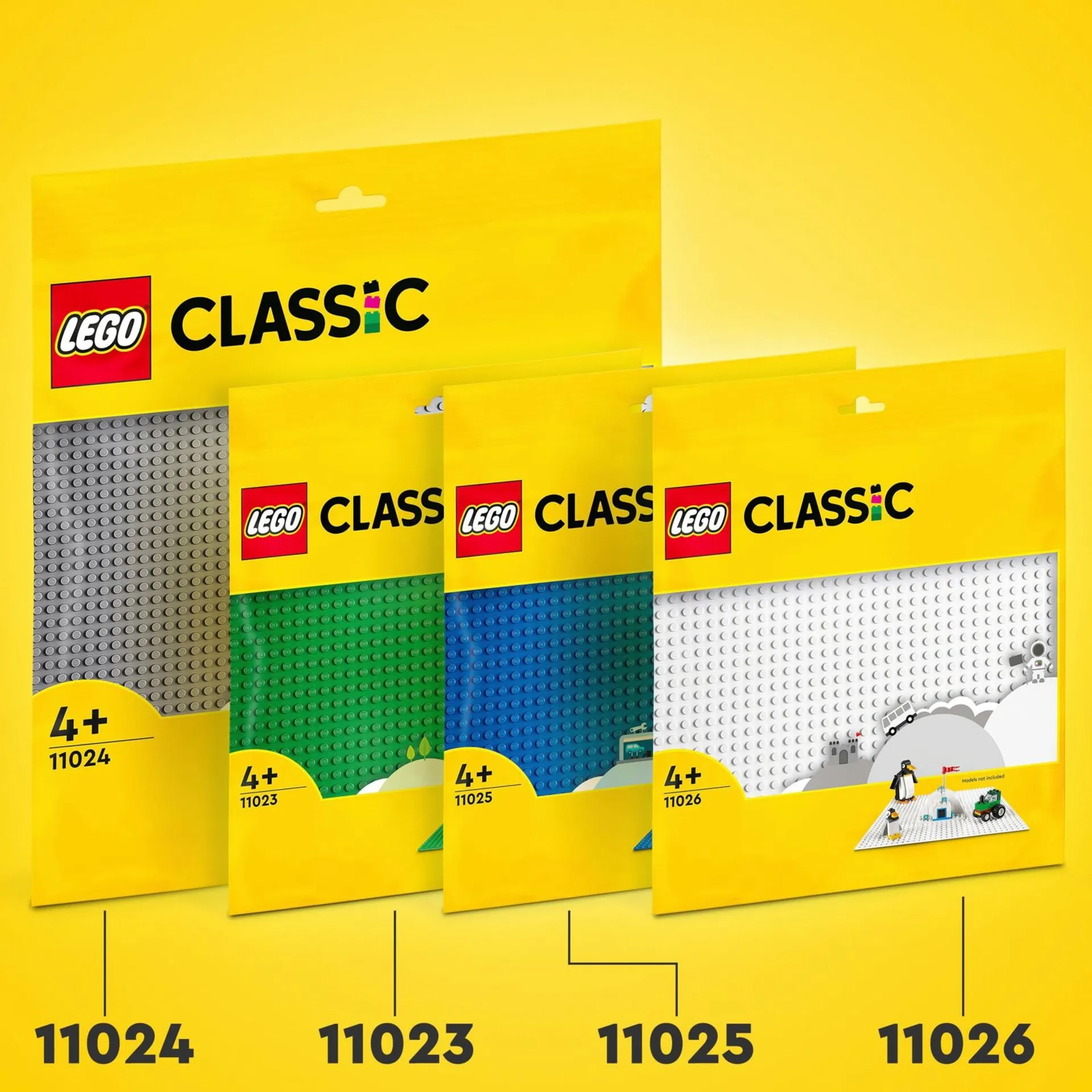 LEGO® Classic 11024 Harmaa rakennuslevy - 4