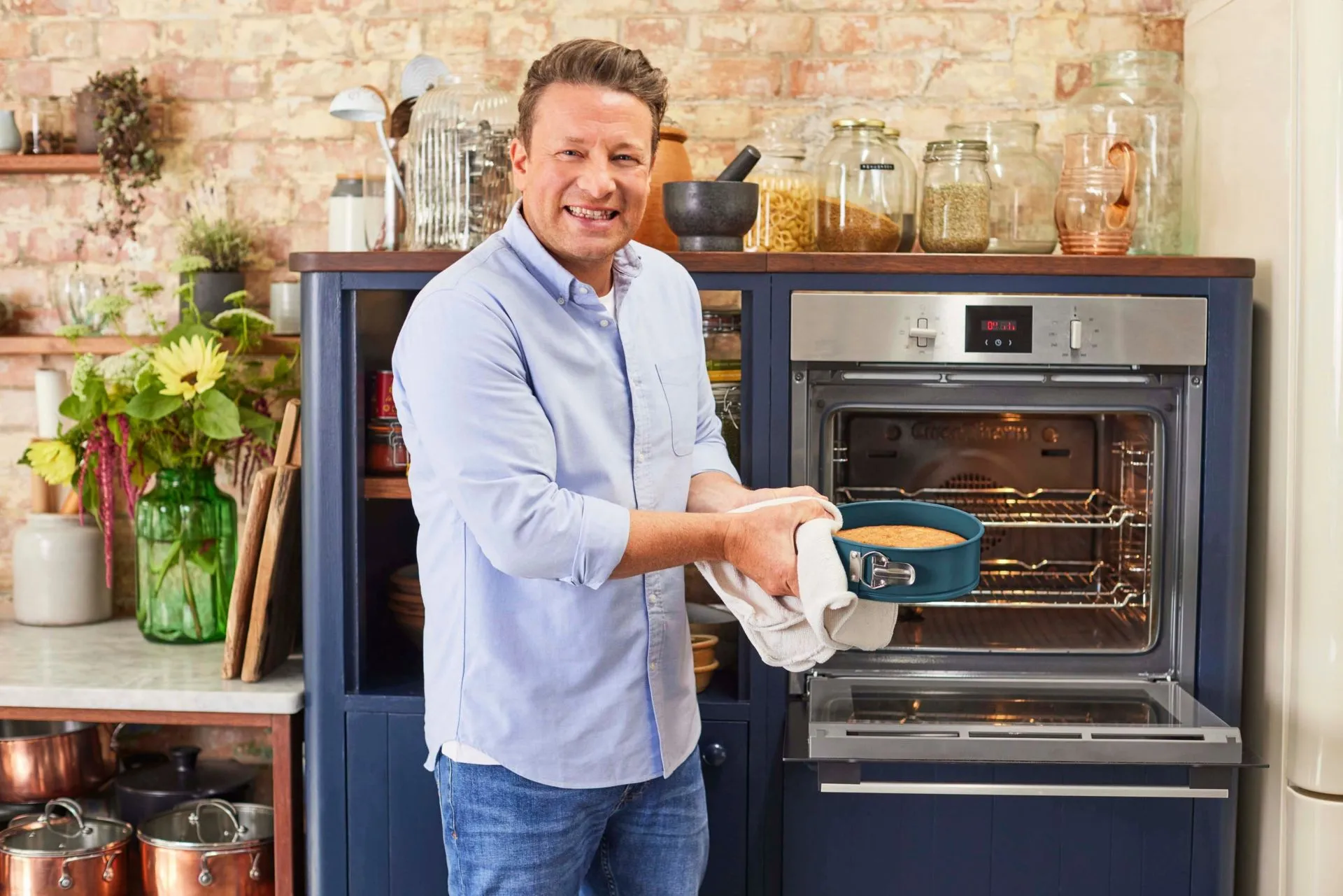 Tefal Jamie Oliver rengaskakkuvuoka 26 cm sininen J2591344 - 8