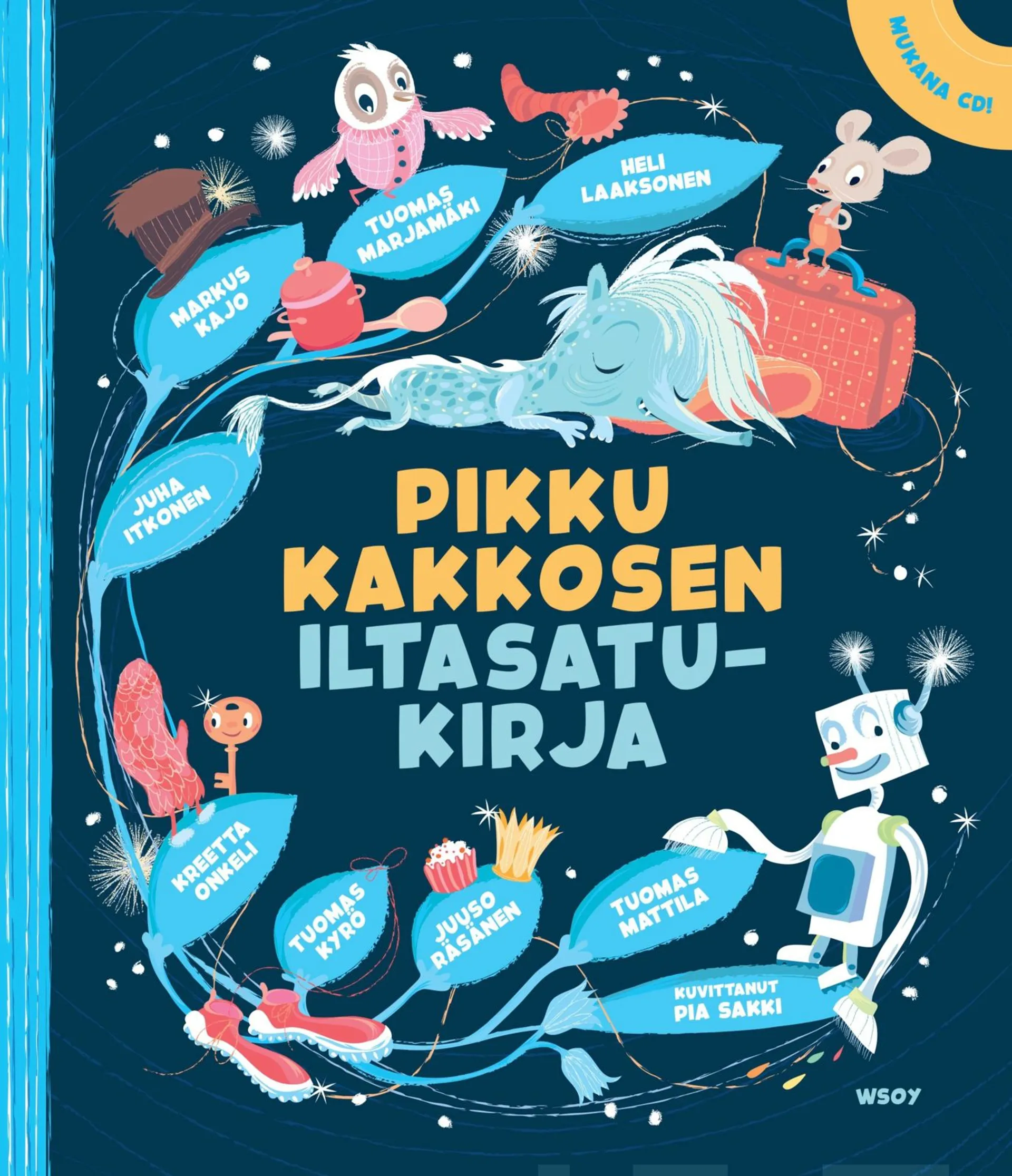 Itkonen, Pikku Kakkosen iltasatukirja (+MP3-cd)