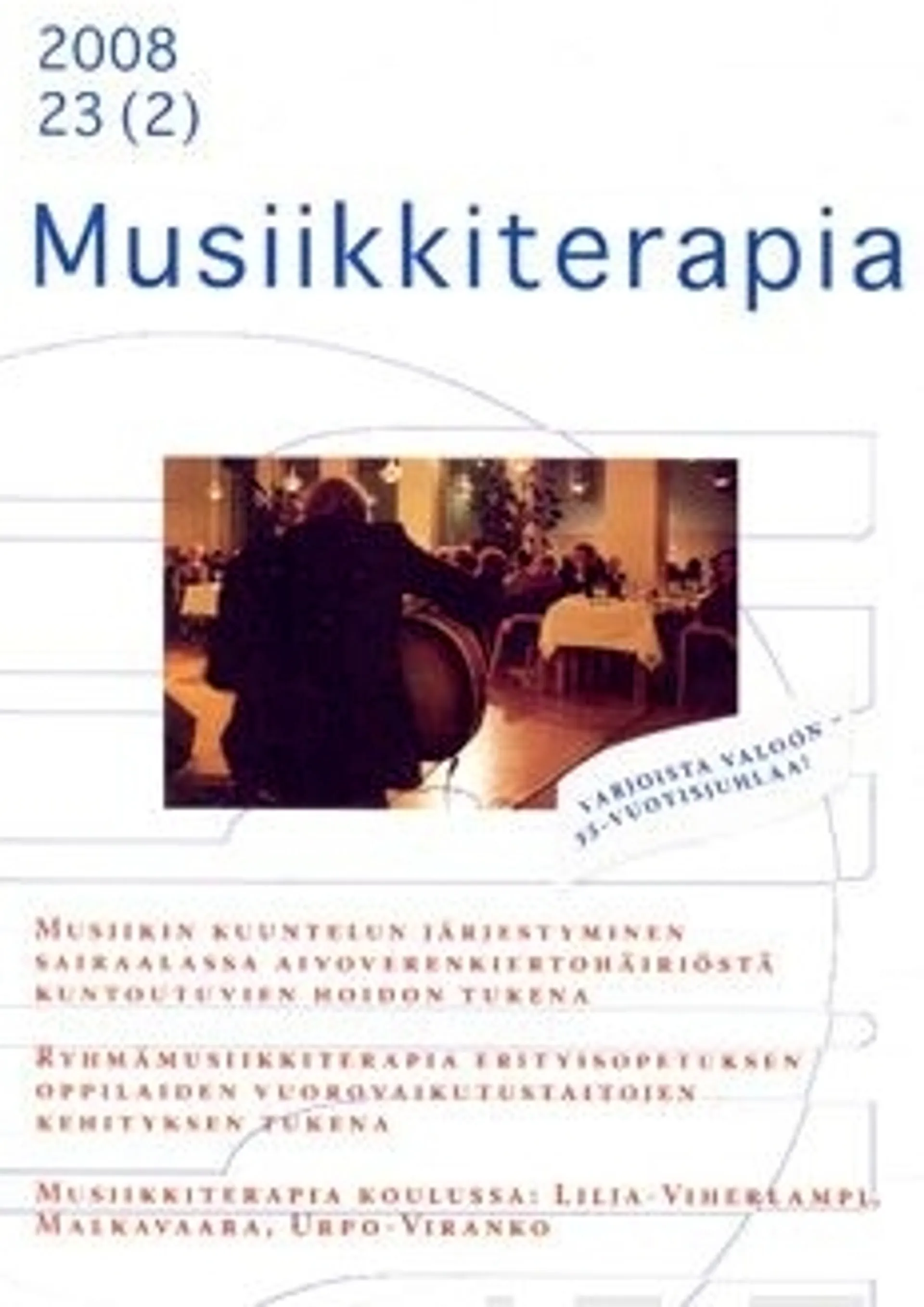 Musiikkiterapia 2008, 23 (2)