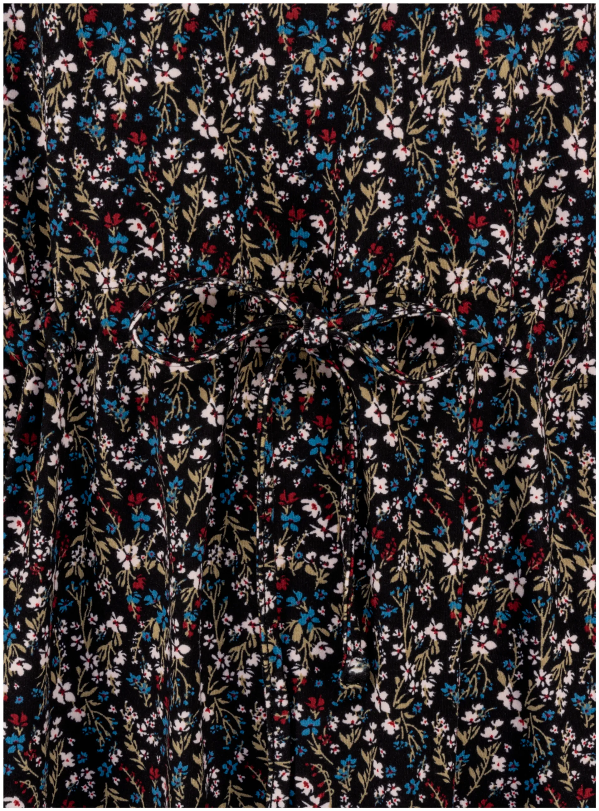 House naisten neulosmekko 218H042436 - black small flower - 3