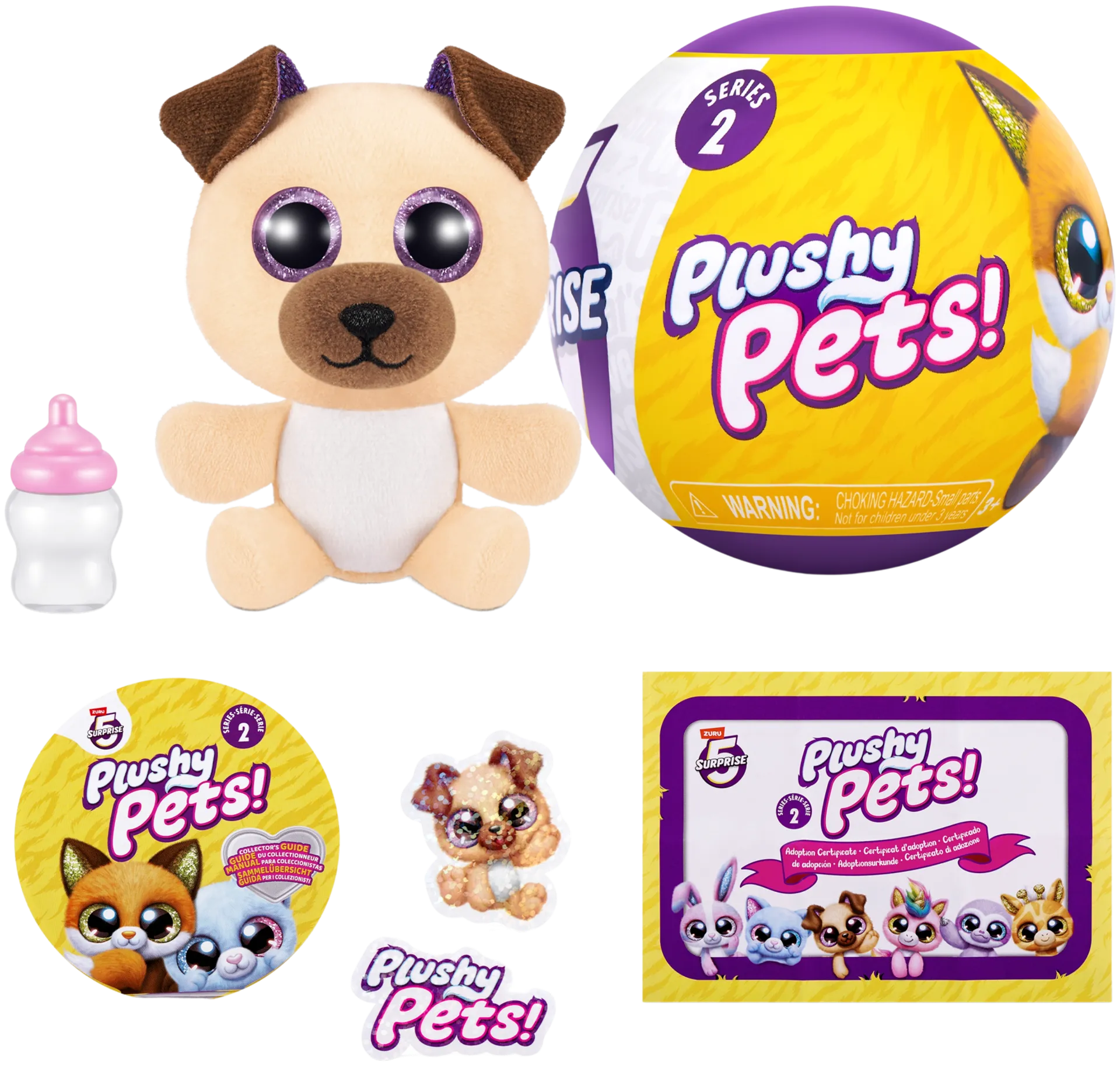 5 Surprise pehmolelu Plushy Pets! Series 2 - 7
