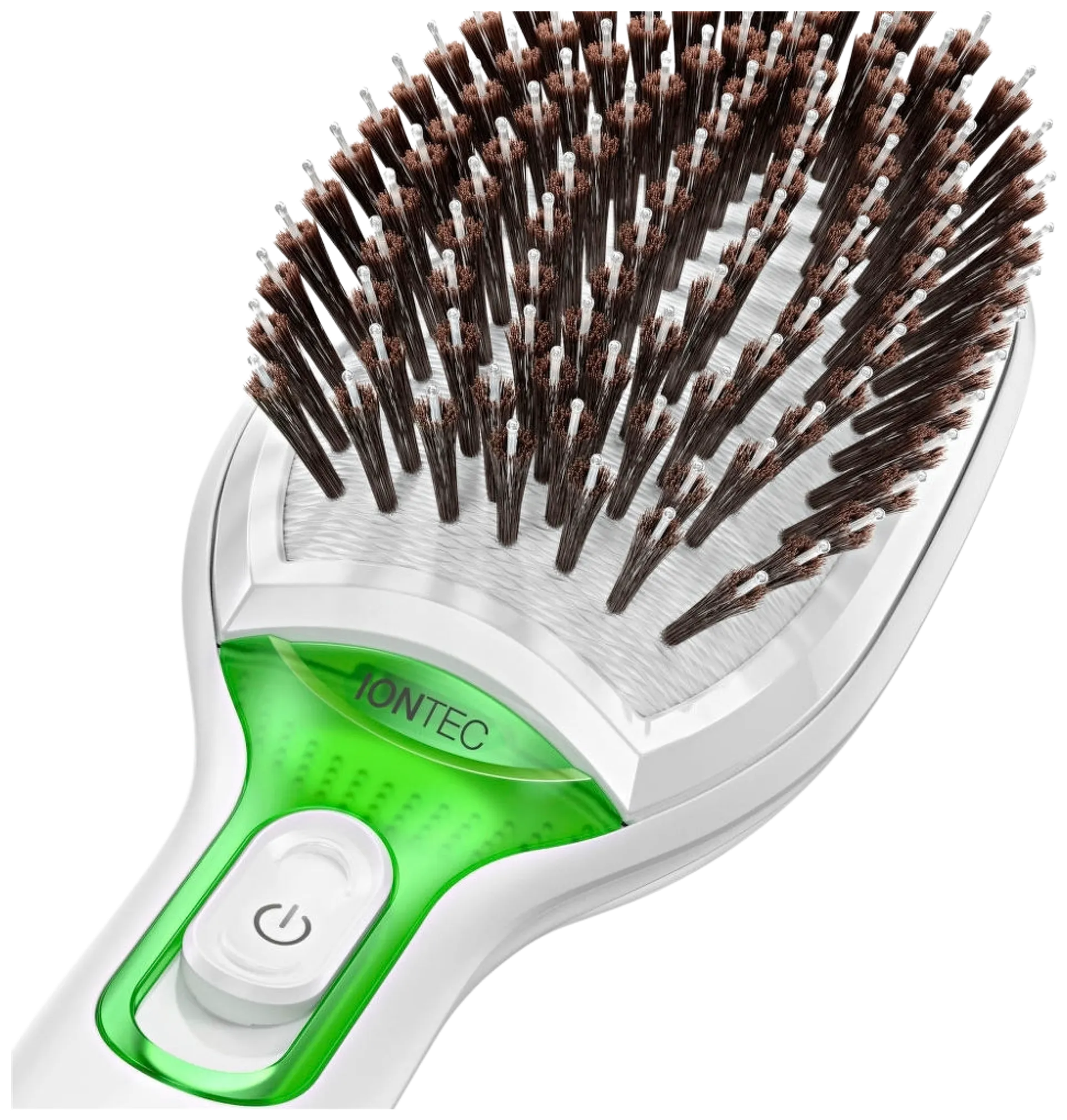 BRAUN HIUSHARJA - BR750 WHITE SATIN HAIR BRUSH SB 7 Satin Hair Brush IONTEC. Satin Brush -hiusharja, jonka IONTECH -järjestelmä vähentää staattisuutta ja kitkaa. Sisältää säilytyspussin. - 2