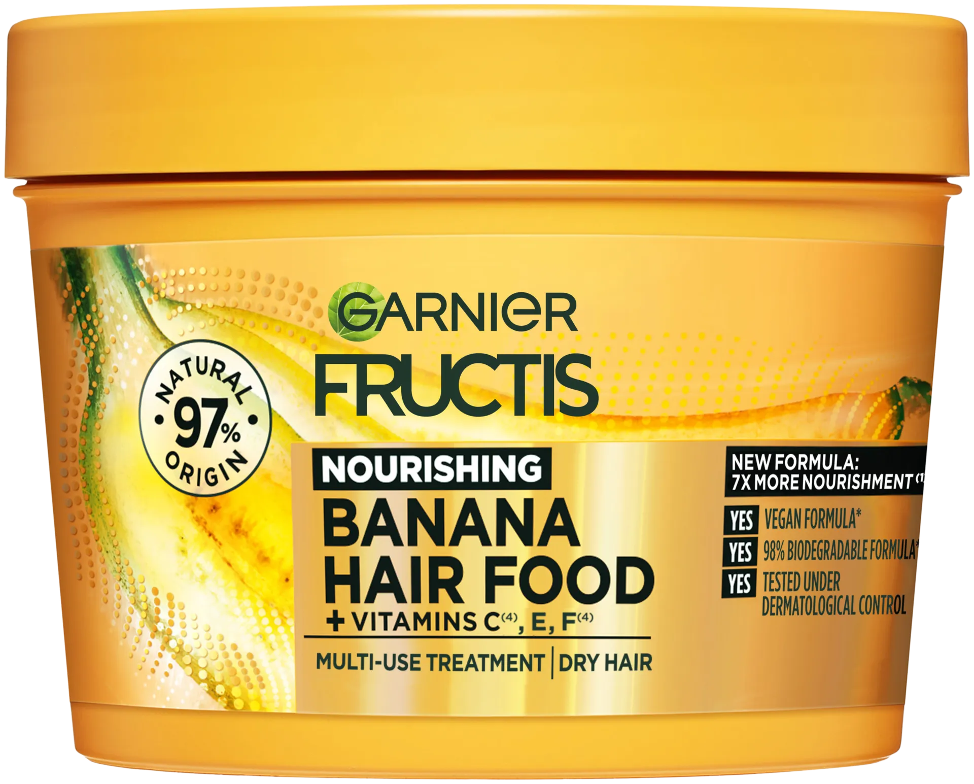 Garnier Fructis Hair Food Banana hiusnaamio kuiville hiuksille 400 ml - 1