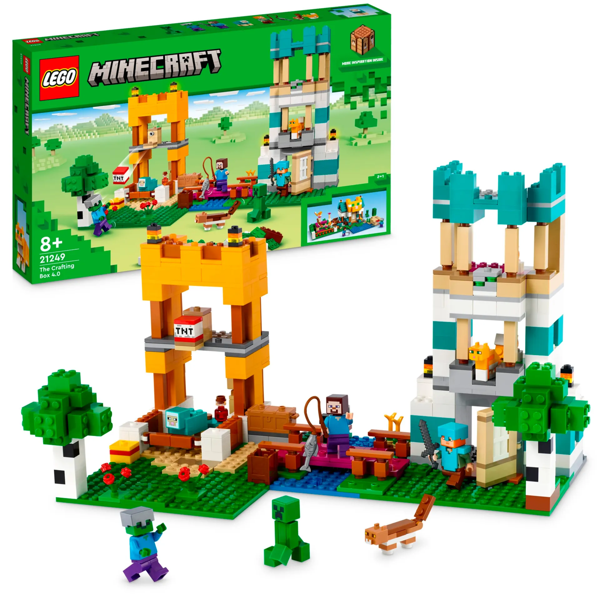 LEGO Minecraft 21249 Rakennuslaatikko 4.0 - 1