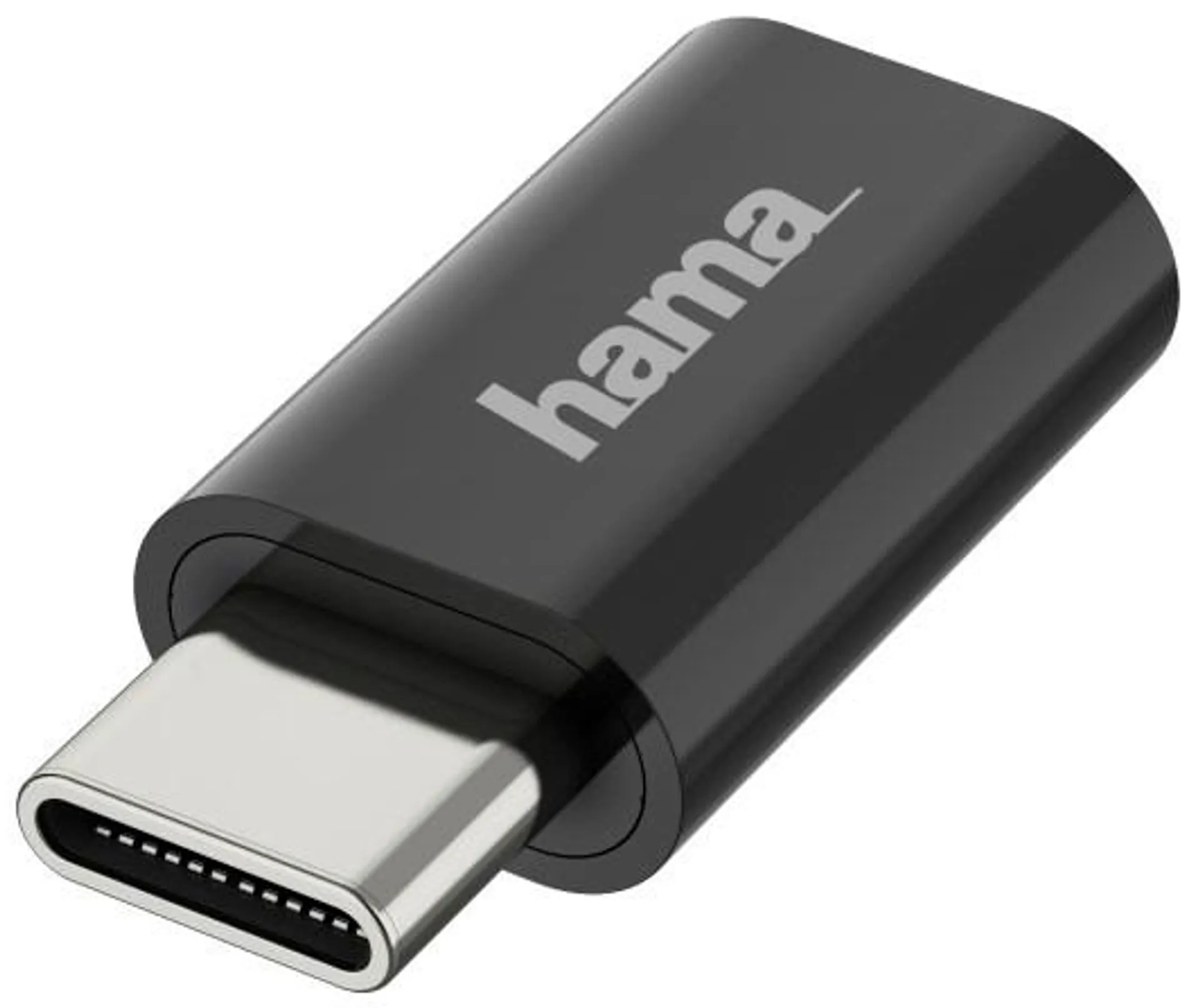 Hama USB-adapteri, USB-C uros - Micro-USB naaras, OTG, USB 2.0, 480 Mbit/s - 1