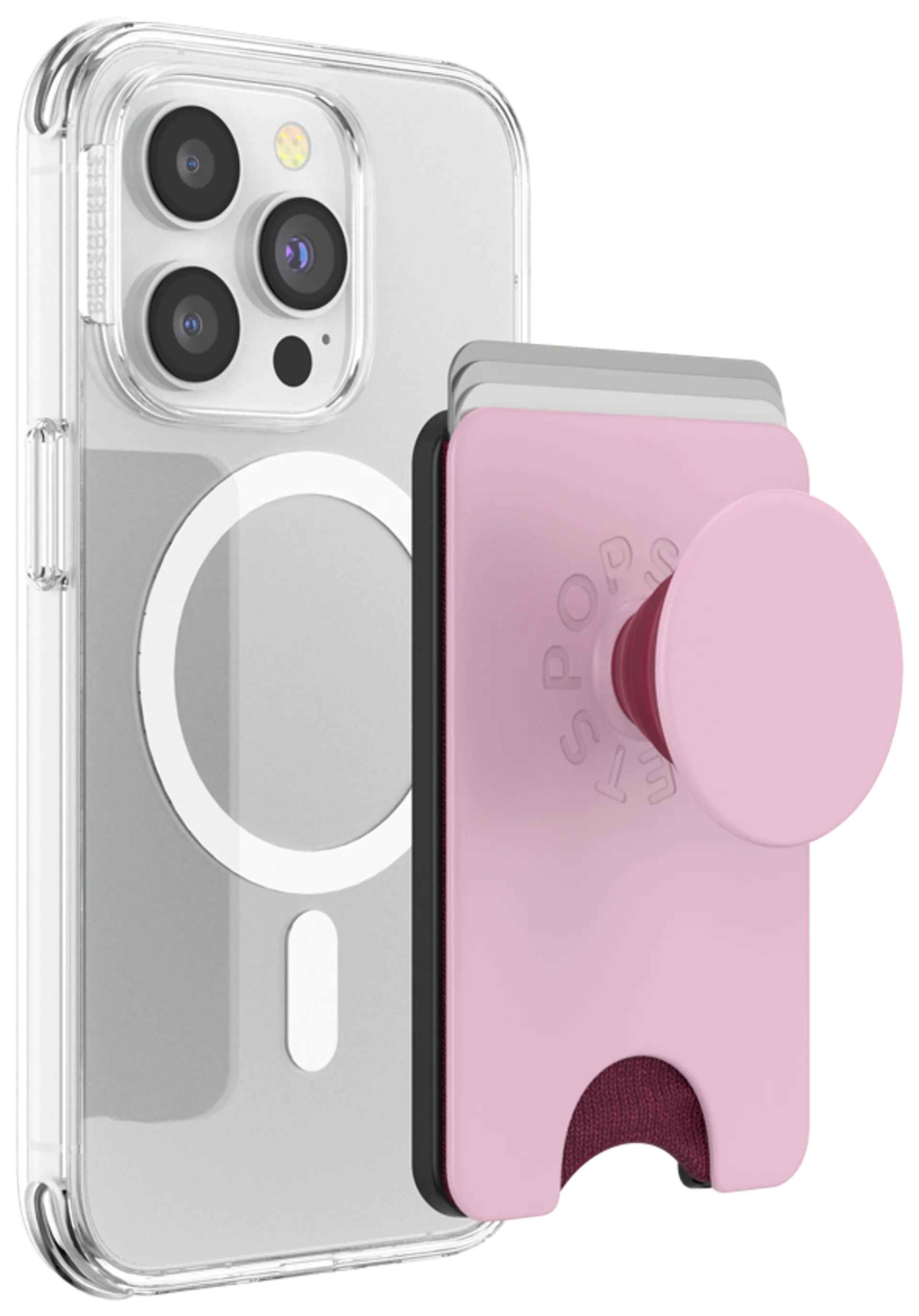 Popsockets korttikotelo PopWallet+ Blush Pink - 12