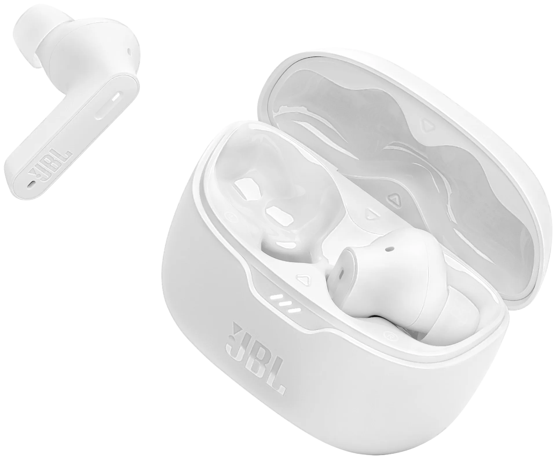 JBL Bluetooth nappikuulokkeet Tune Beam valkoinen - 2
