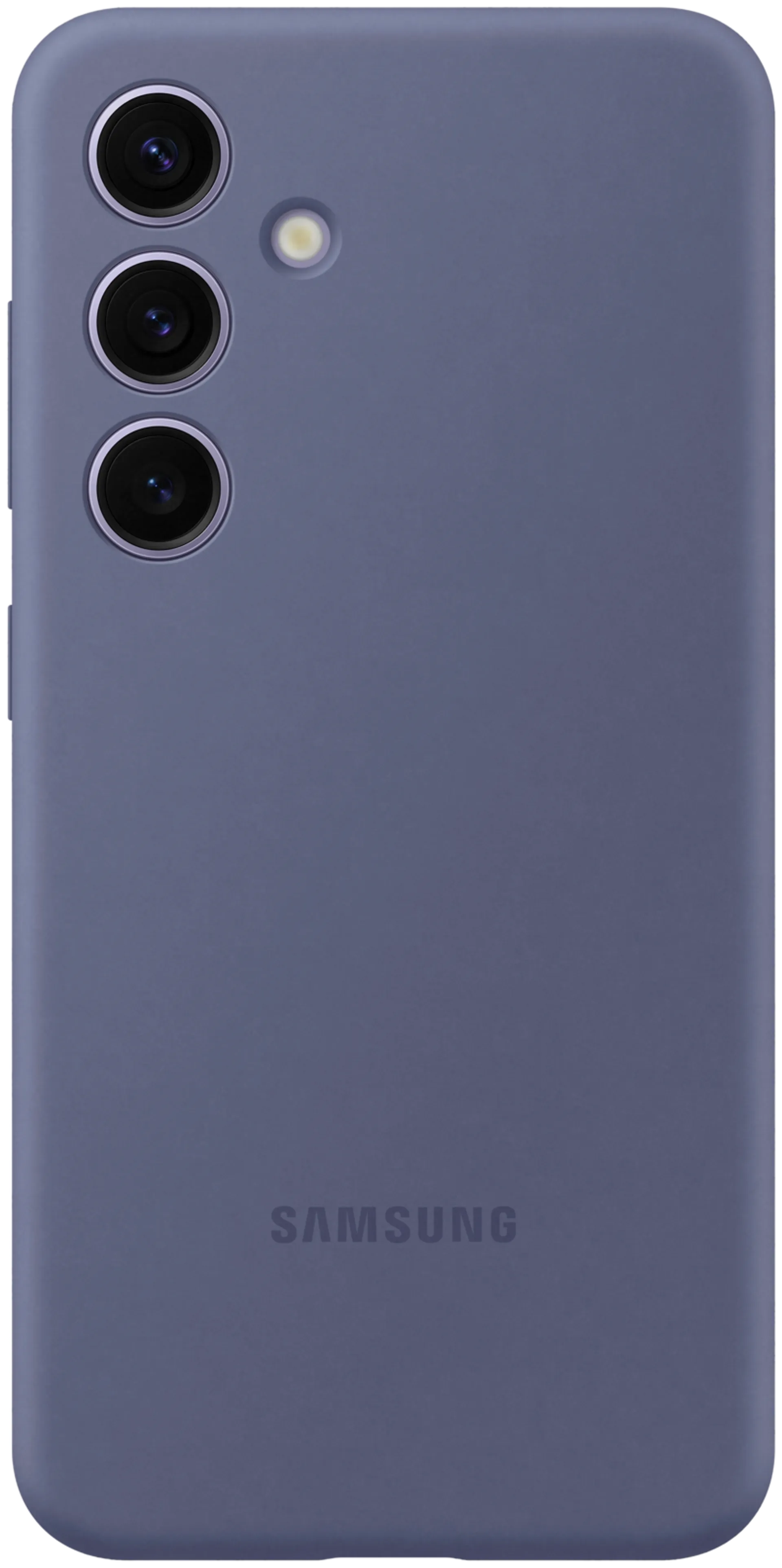 Samsung S24 silikonisuoja violetti - 1