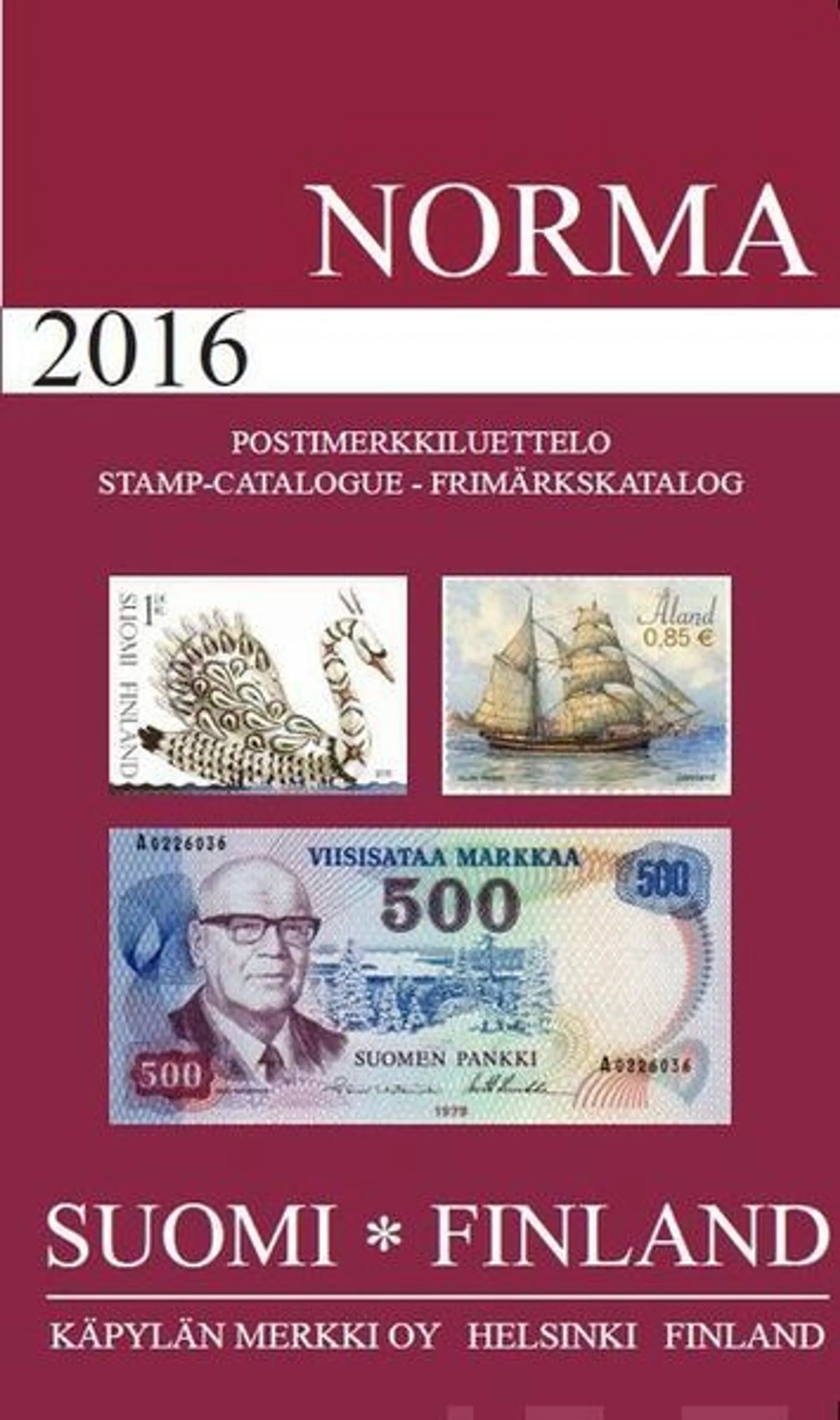 Norma 2016 (1856-2015) - Postimerkkiluettelo - Stamp-Catalogue - Frimärkskatalog