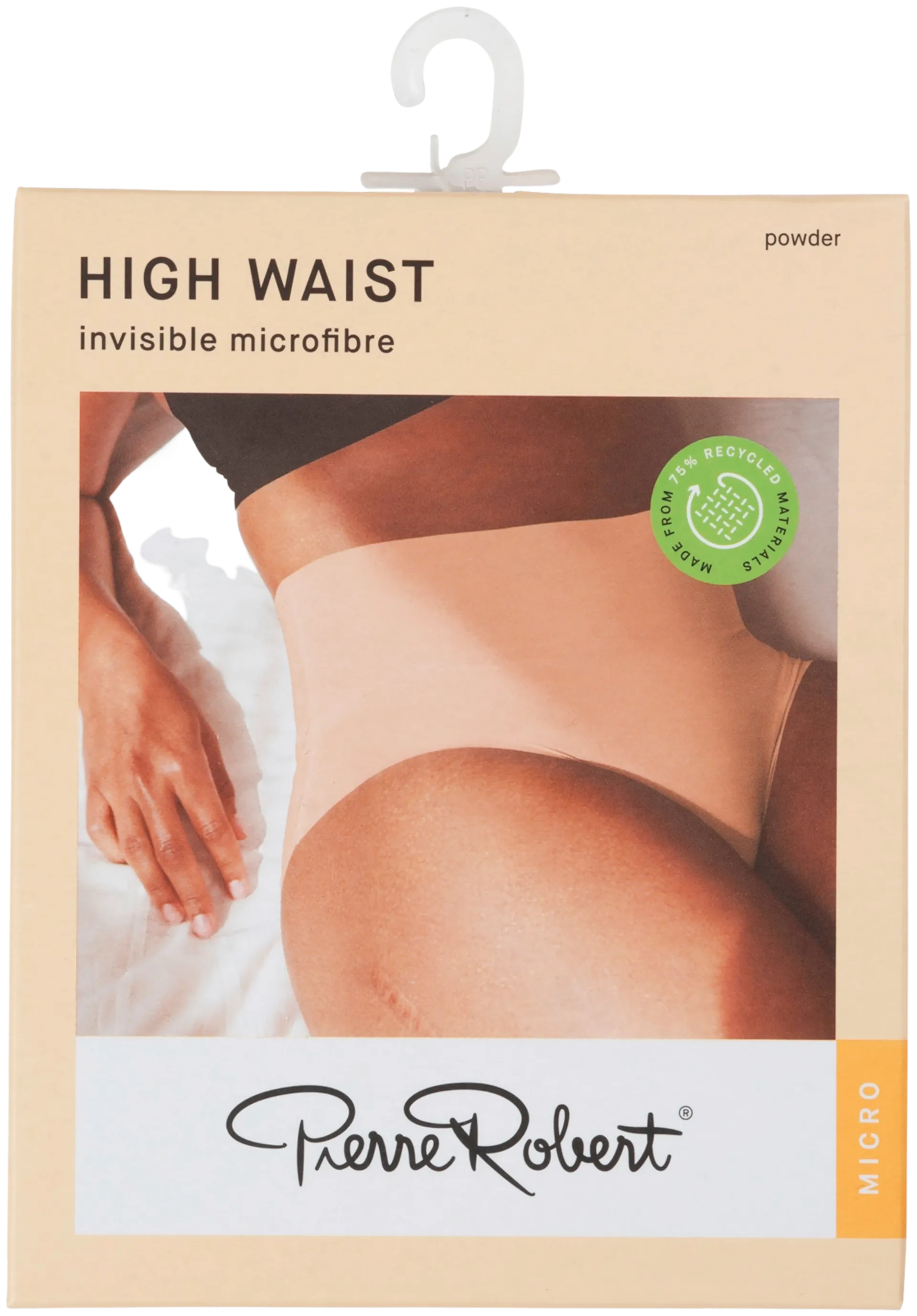 Pierre Robert naisten alushousut maxi high waist HU33 - Powder - 2