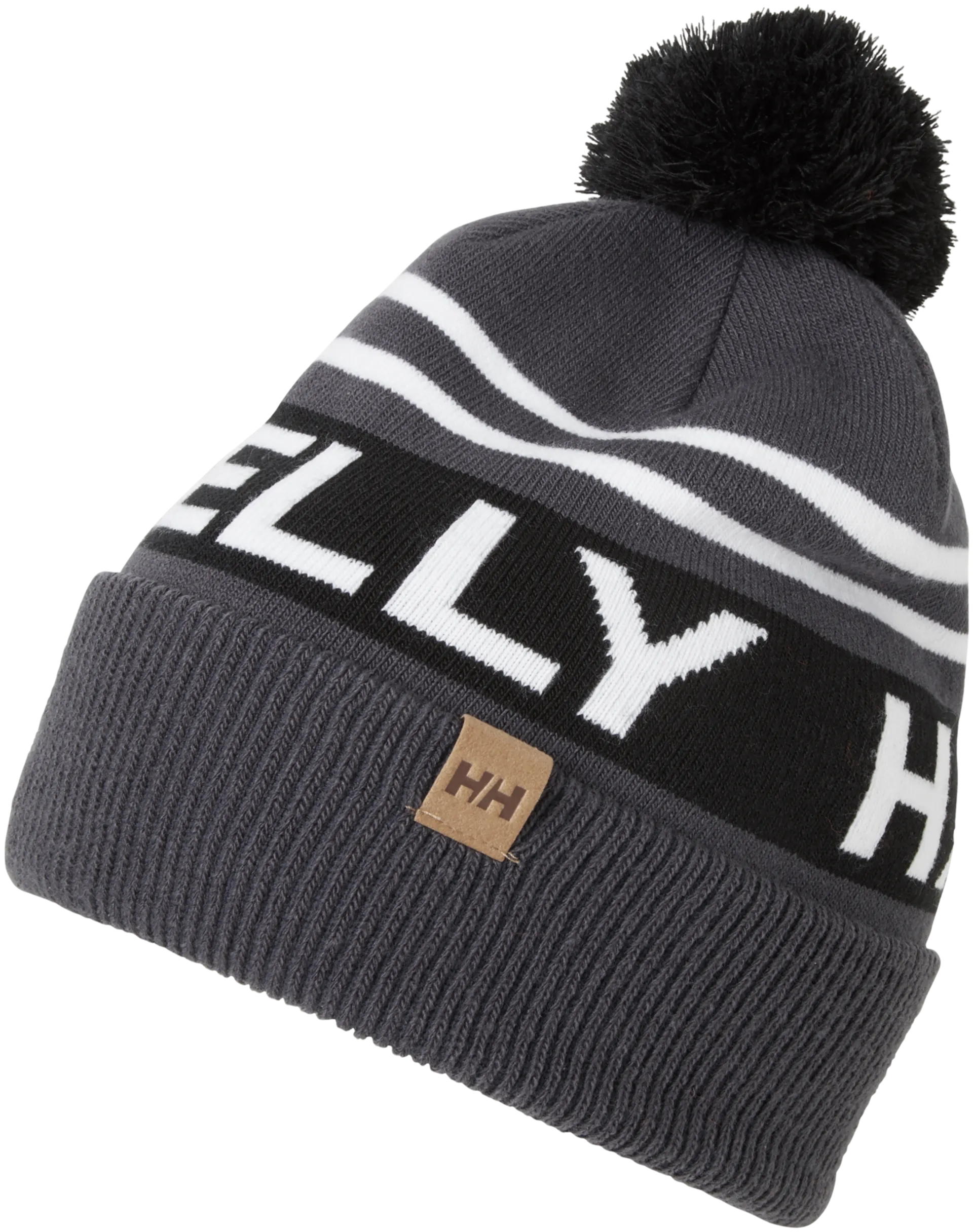 Helly Hansen neulepipo tupsulla Ridgeline Beanie 67150 - 980 Ebony