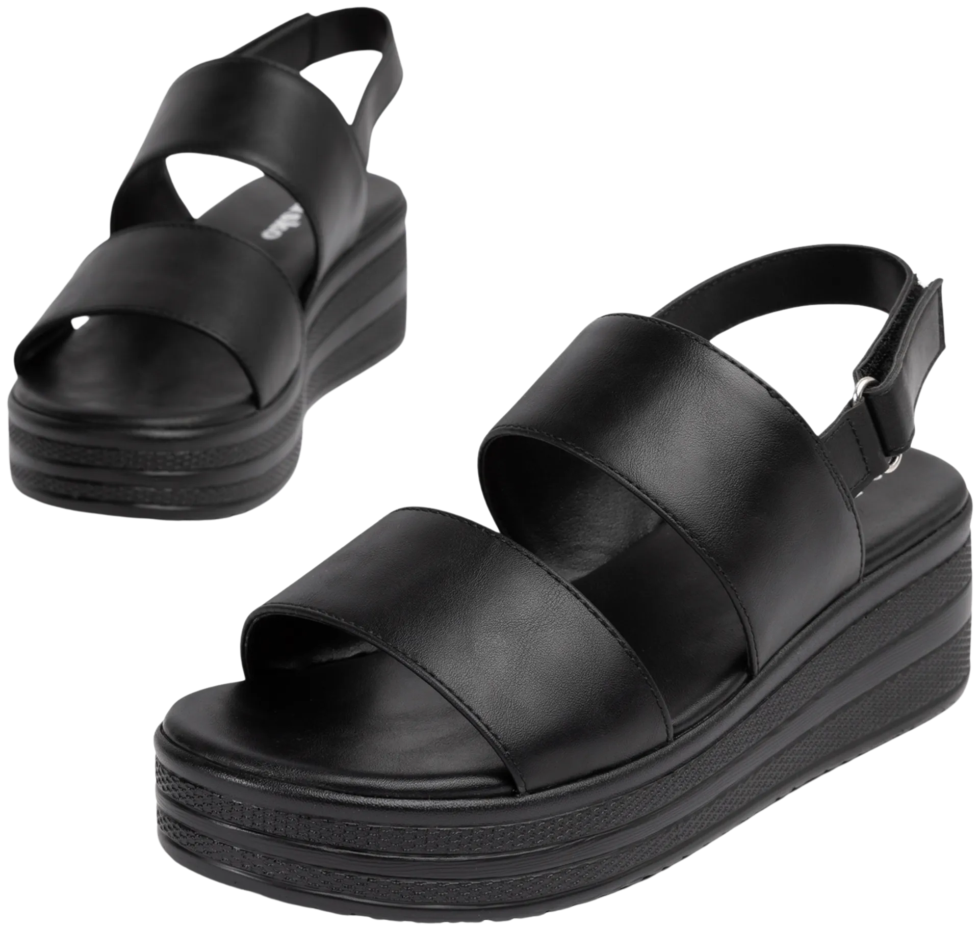 Dinsko lasten sandaalit Selma - BLACK - 2