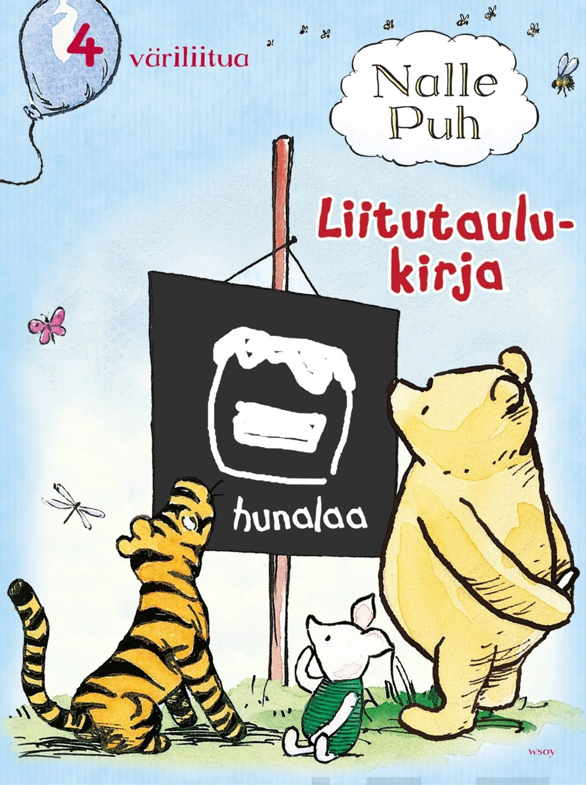 Nalle Puh liitutaulukirja