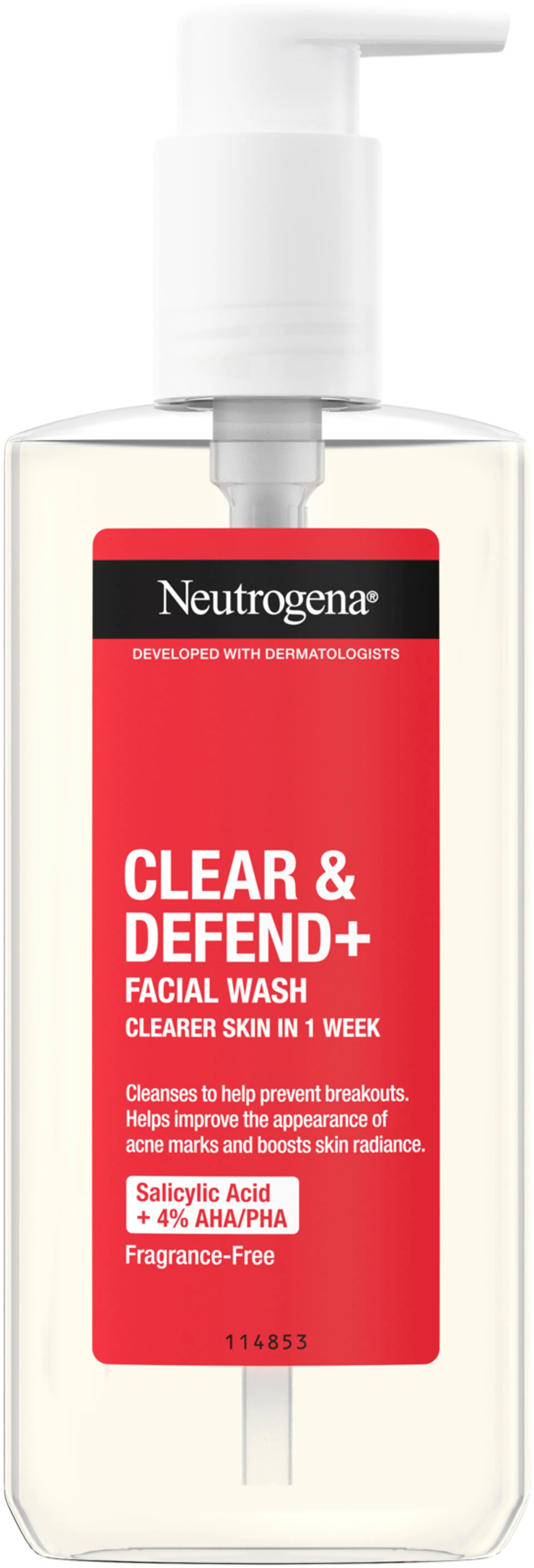 Neutrogena Clear & Defend+ Facial Wash pesuneste 200 ml - 1