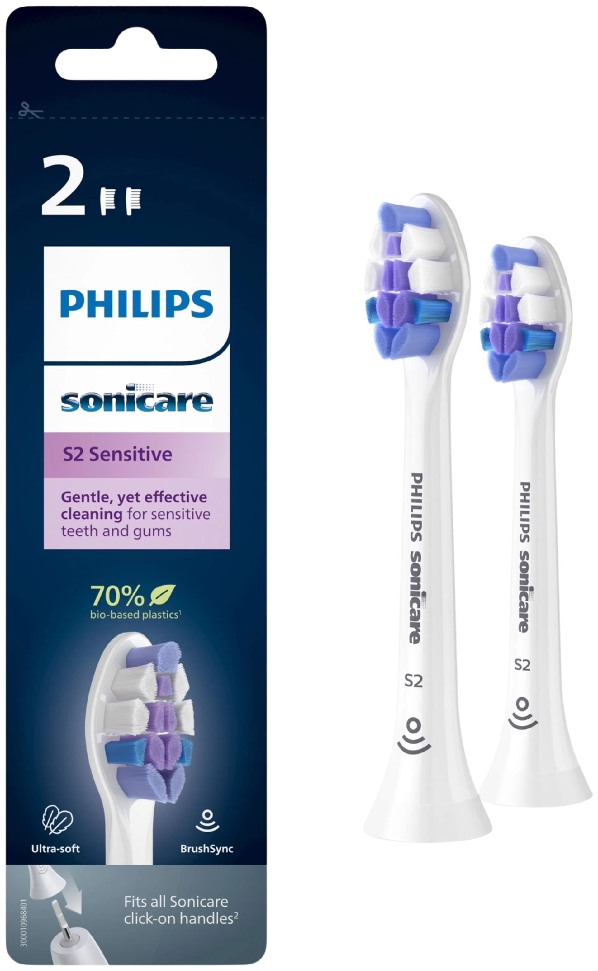 Sonicare Sensitive 2 kpl HX6052/10 - 1