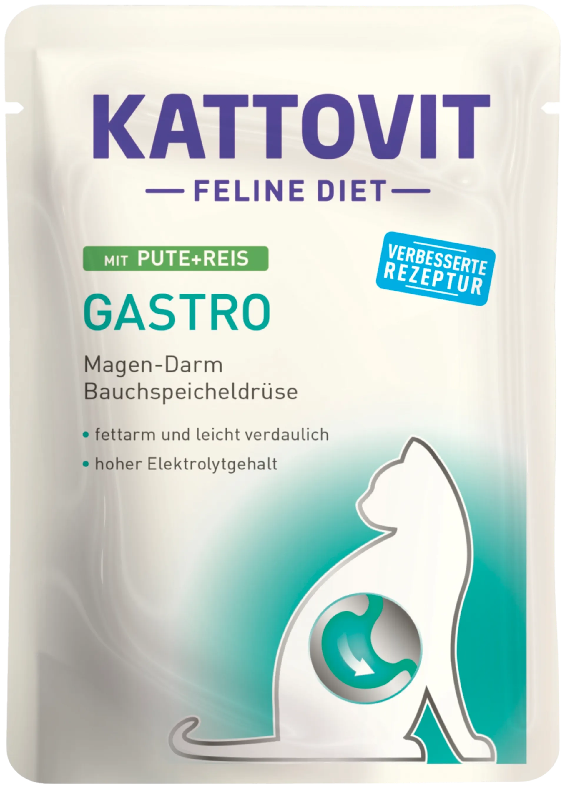 Kattovit Gastro kissan erikoisravinto ruoansulatusongelmiin annospussi kalkkuna & riisi 85 g