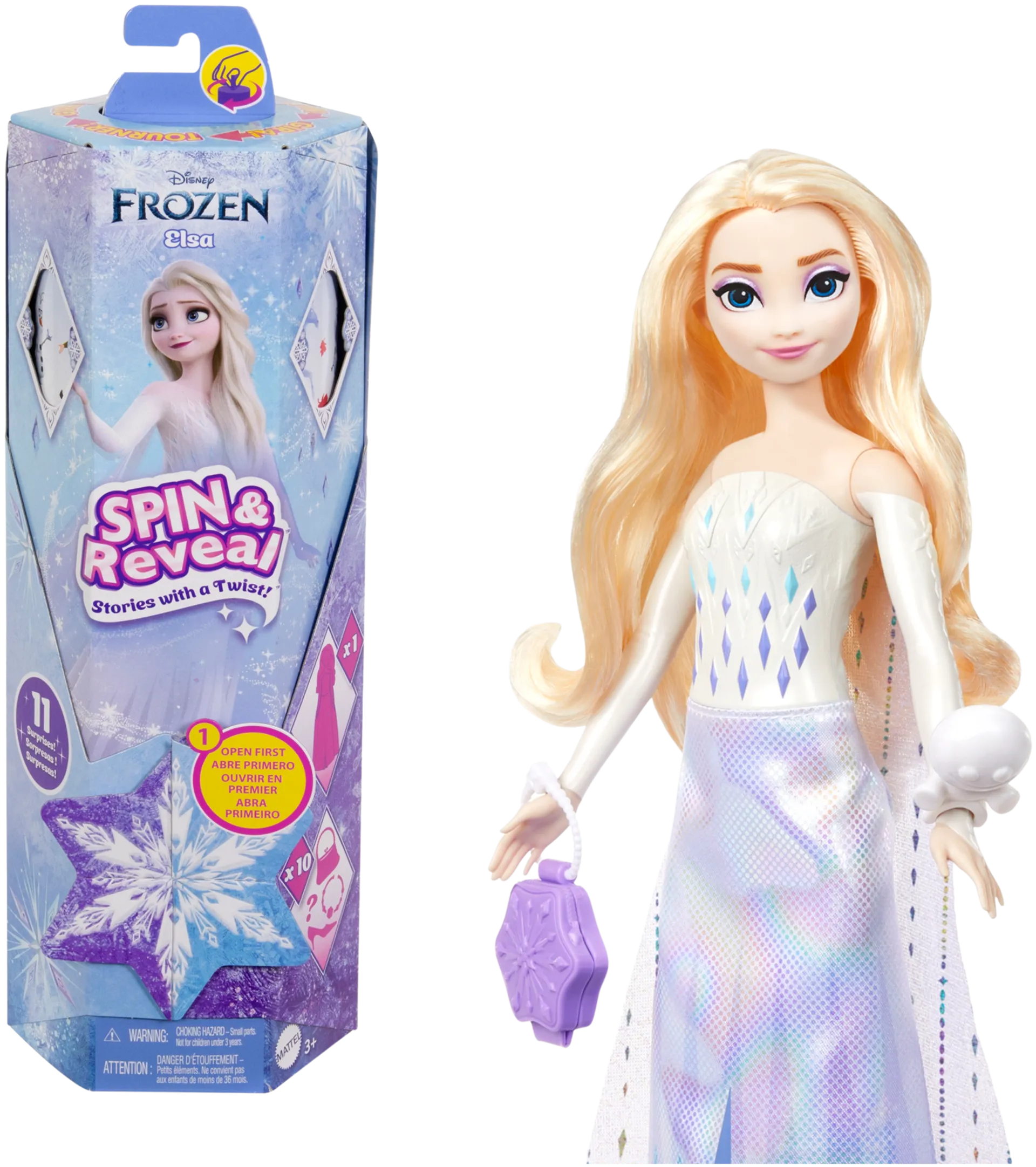 Disney Frozen Fashion Reveal Elsa -muotinukke - 1