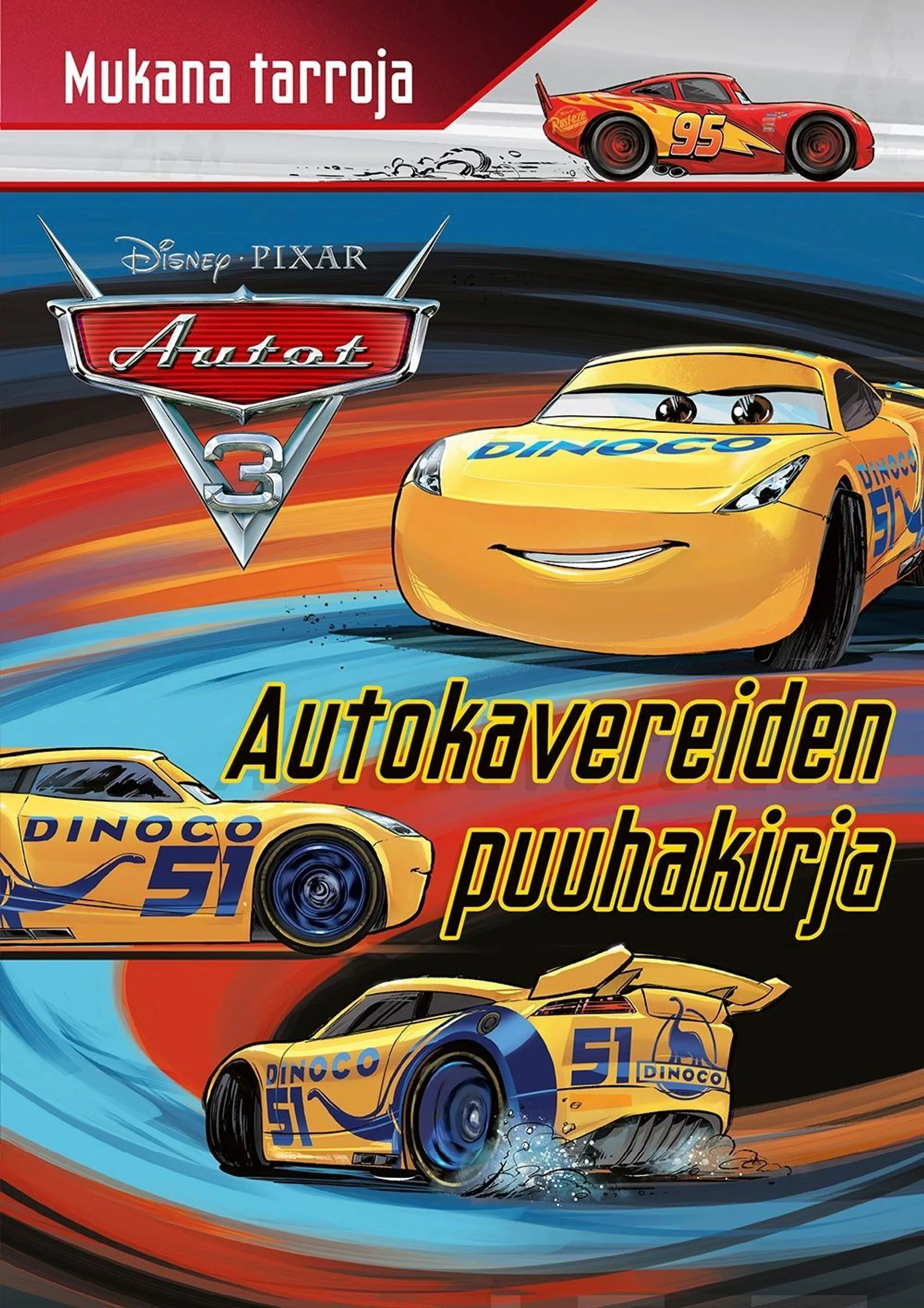 Disney Autot 3 Autokavereiden puuhakirja