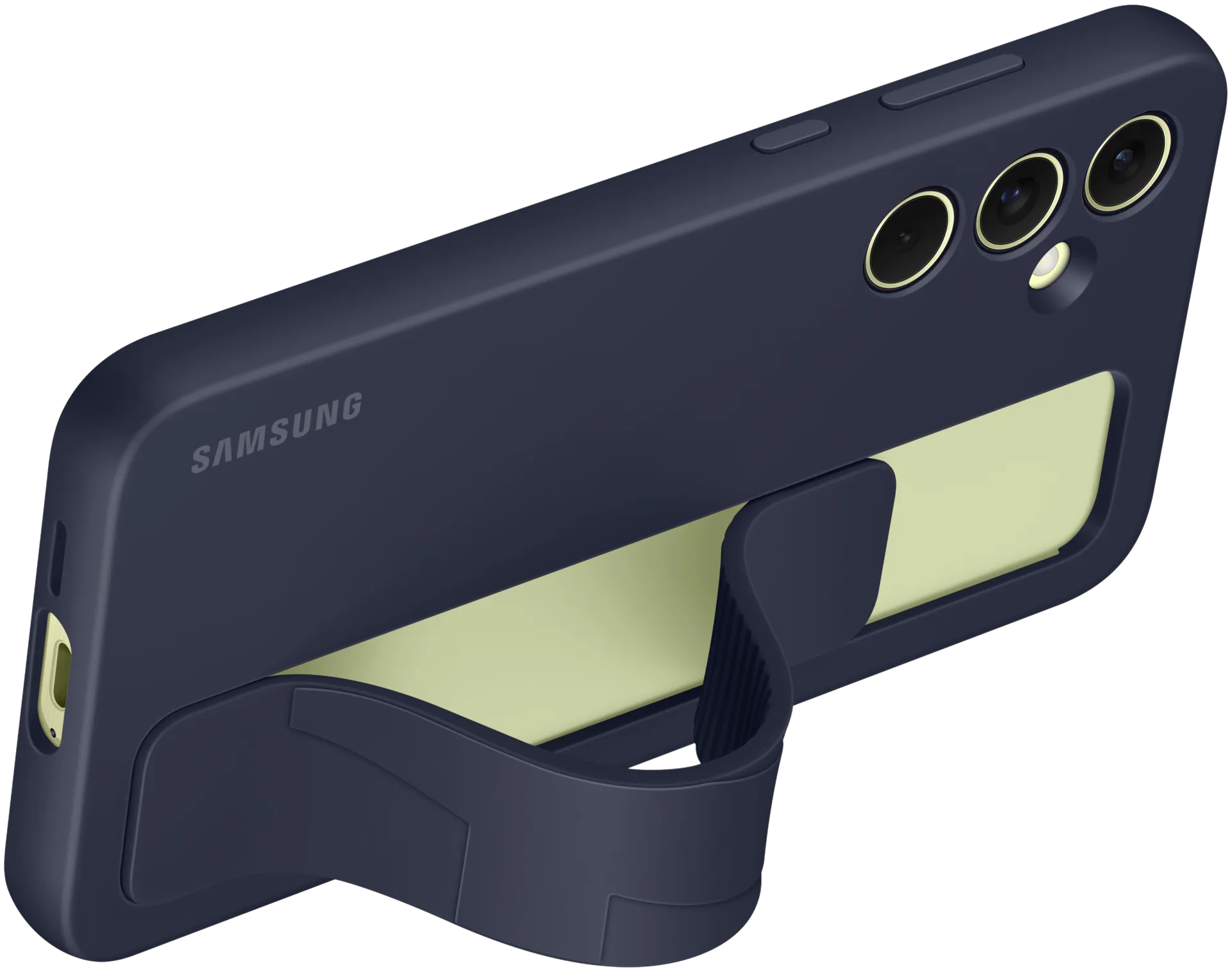 Samsung Galaxy A55 standing grip case suojakotelo sinimusta - 4