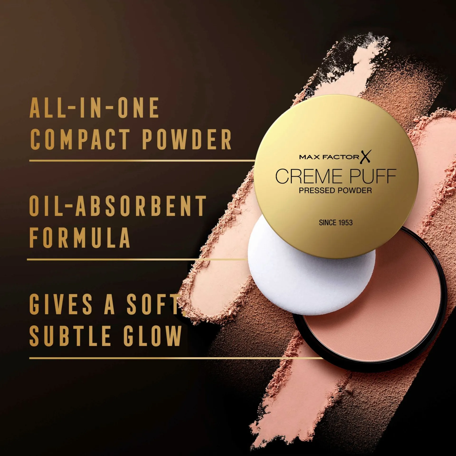 Max Factor Creme Puff Powder 50 Natural 14 g meikkipuuteri - 3