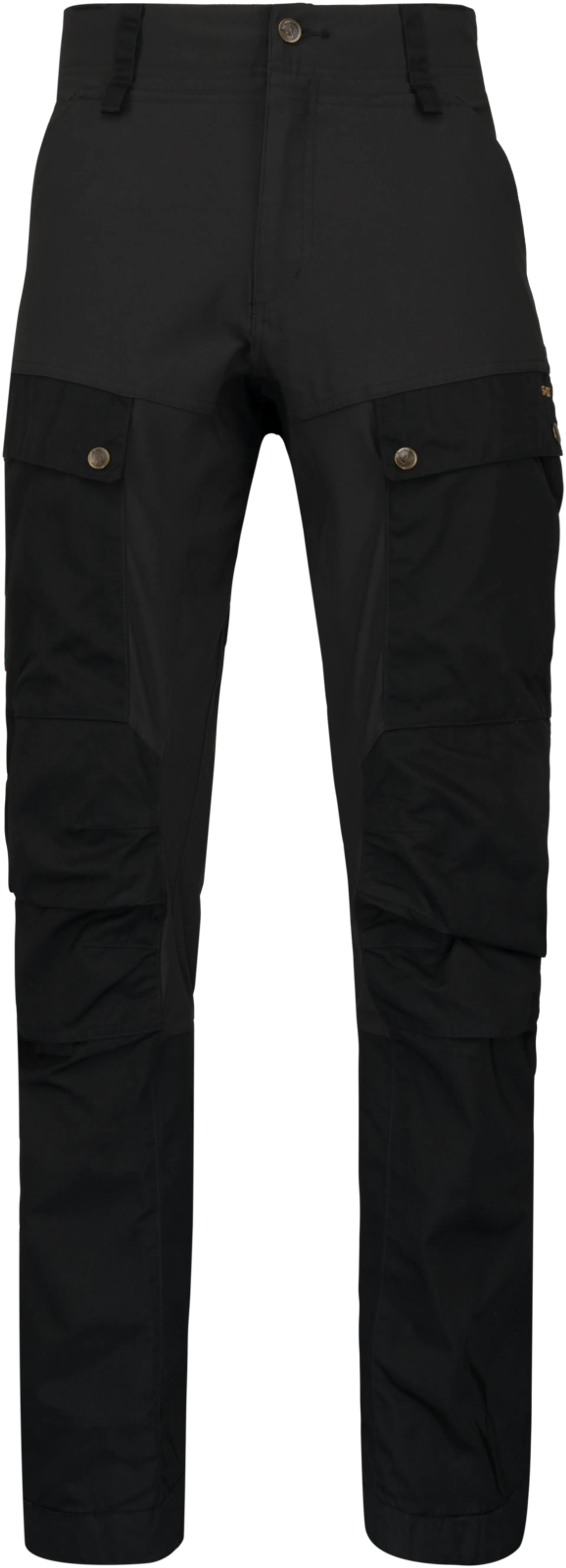 Fjällräven miesten ulkoiluhousut Keb Trousers M Long - BLACK - 1