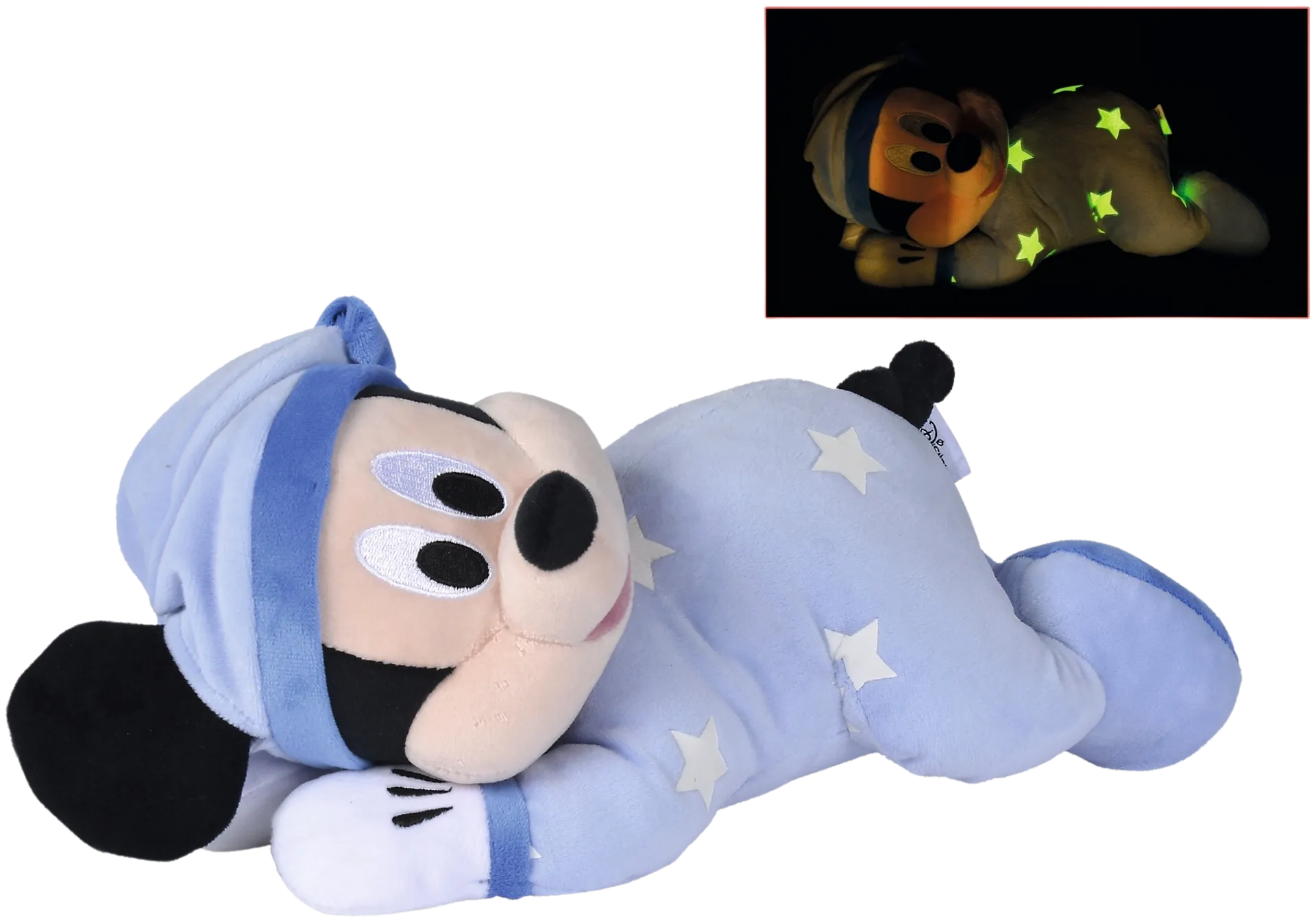 Disney Mikki pehmo 30cm pimeässä hohtava - 2
