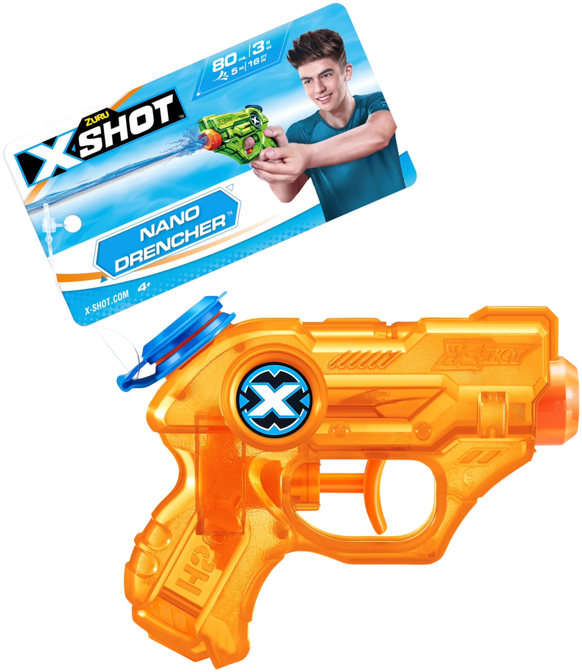X-Shot vesipyssy Nano Drencher Hangtag - 2