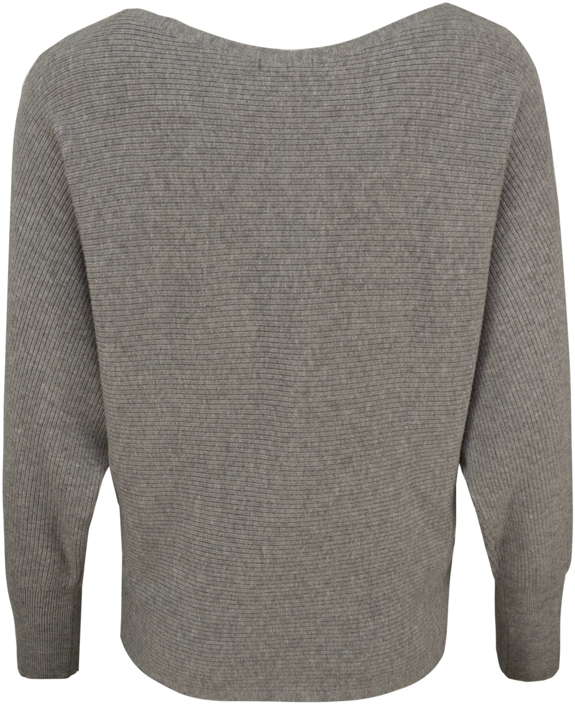 Tex naisten ribbineulepusero I970203 - Grey - 2