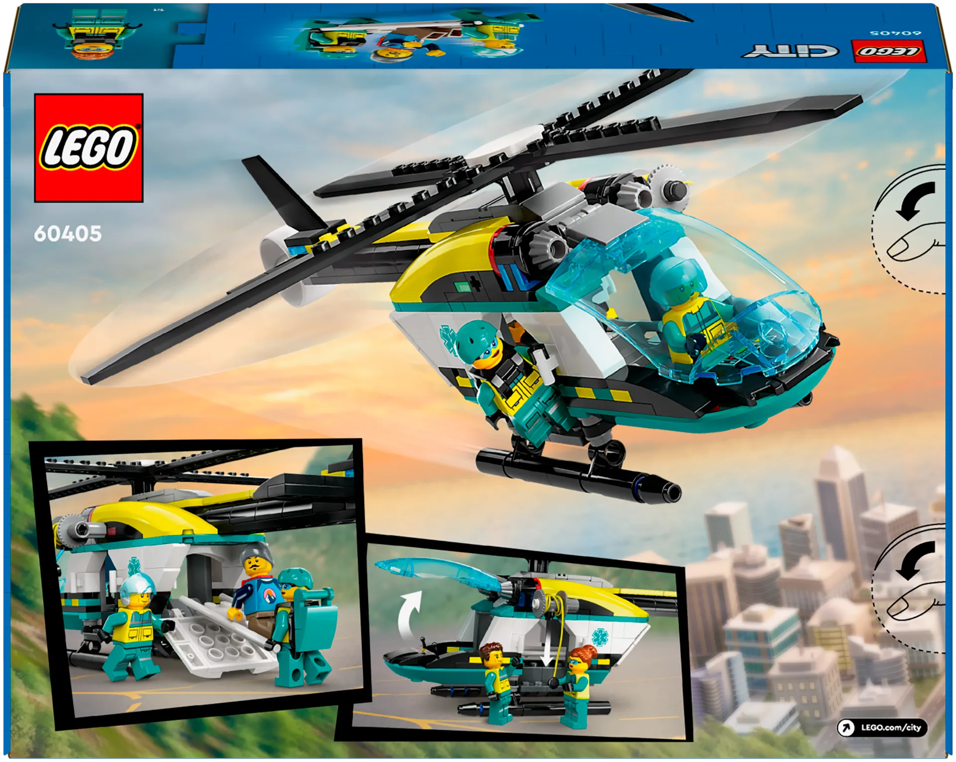 LEGO City Great Vehicles 60405 Pelastushelikopteri - 3