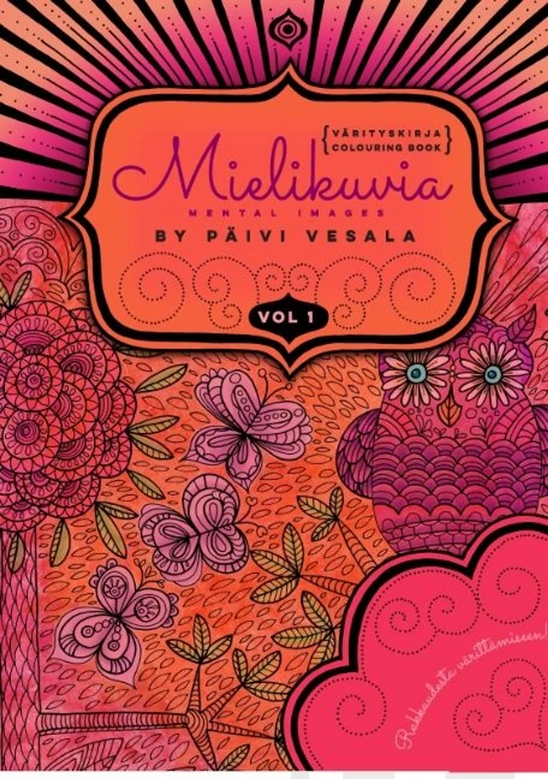 Vesala, Mielikuvia vol 1 - Värityskirja - Colouring book