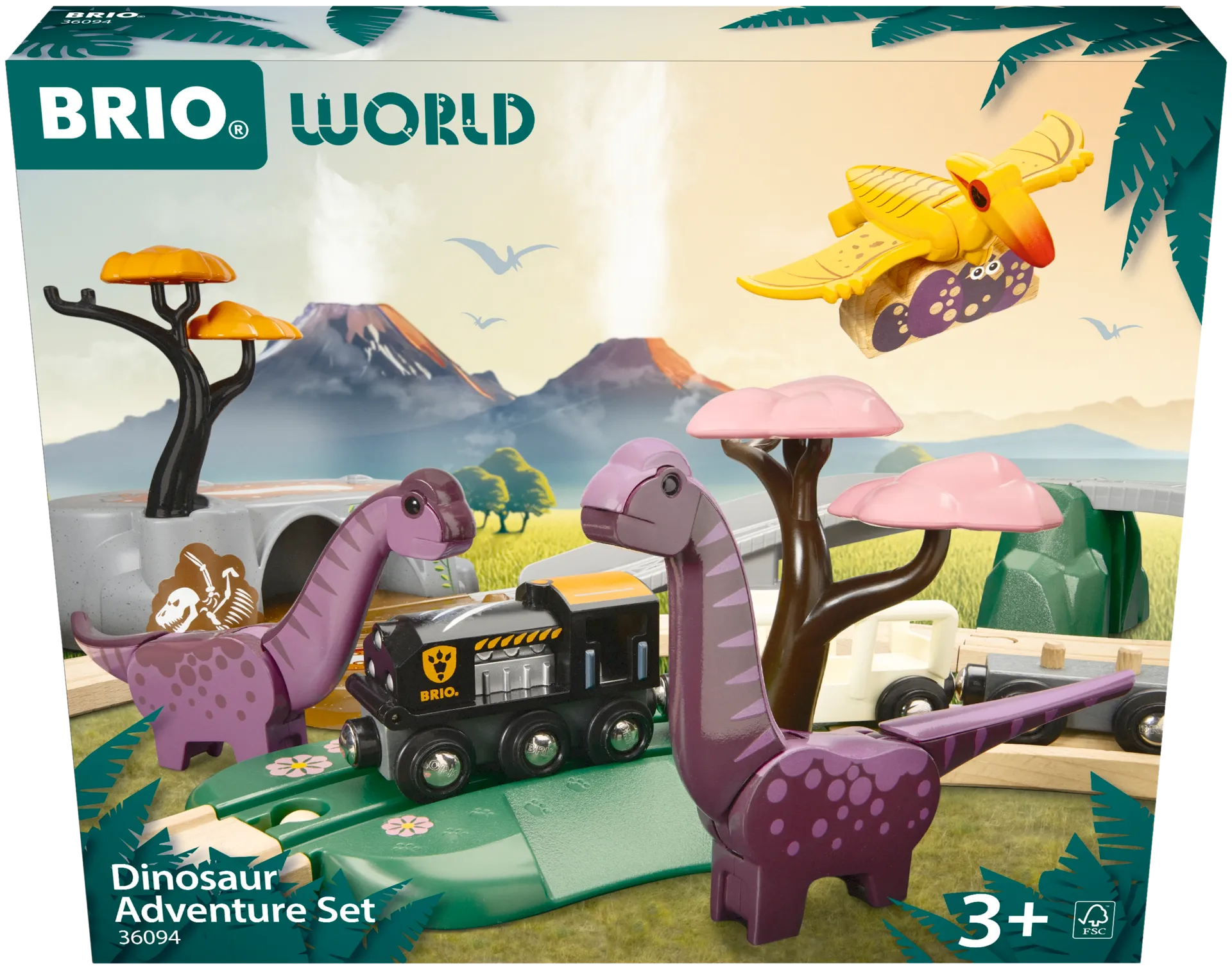 BRIO Dinosaurus seikkailusetti - 3