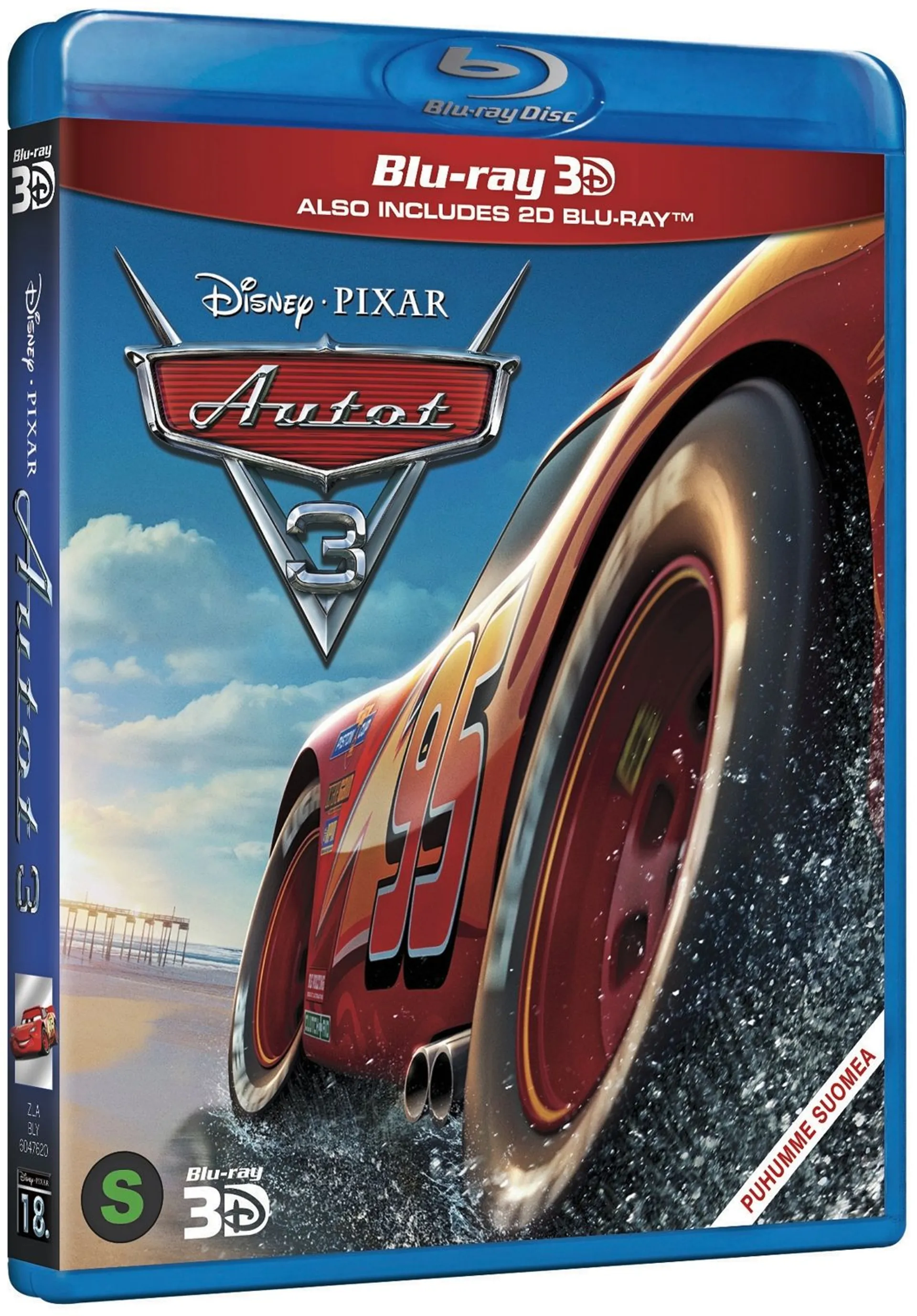 Autot 3 3D Blu-Ray